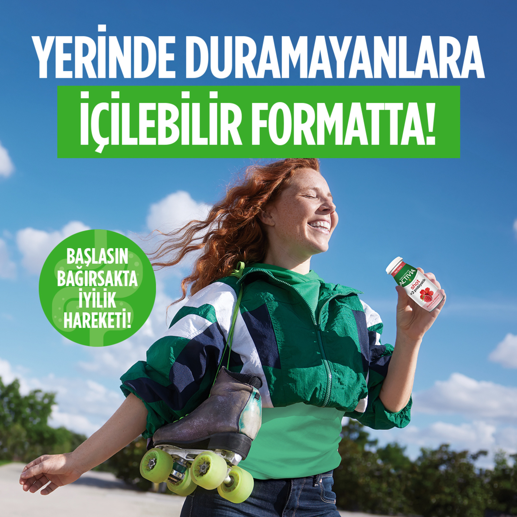 Activia x2 Probiyotik Shot Ahududu & Hibiskus 80 Ml - Görsel 3