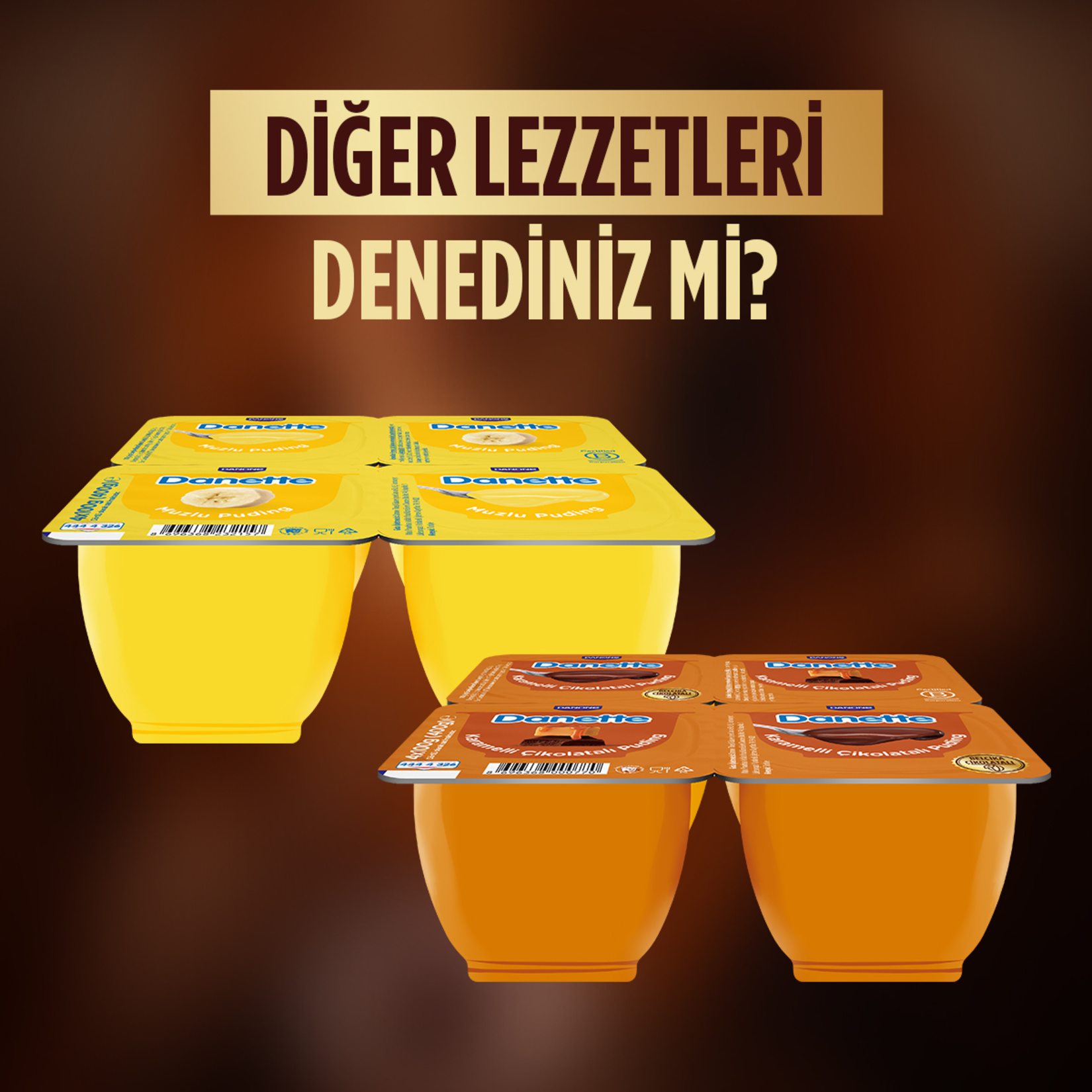 Danette Çikolatalı Puding 4 x 100 G - Görsel 5