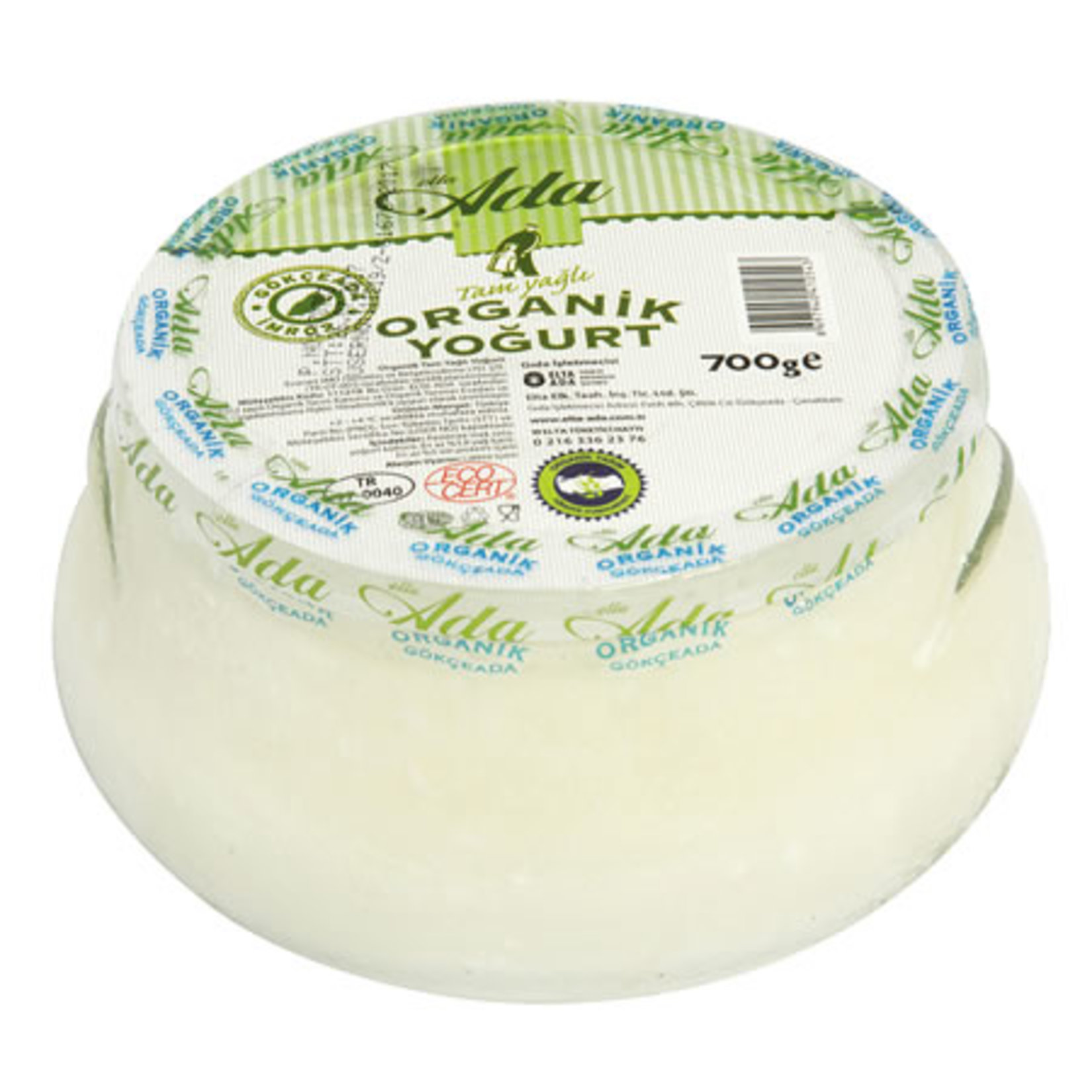 Elta Ada Yarım Yağlı Organik Yoğurt 700 G