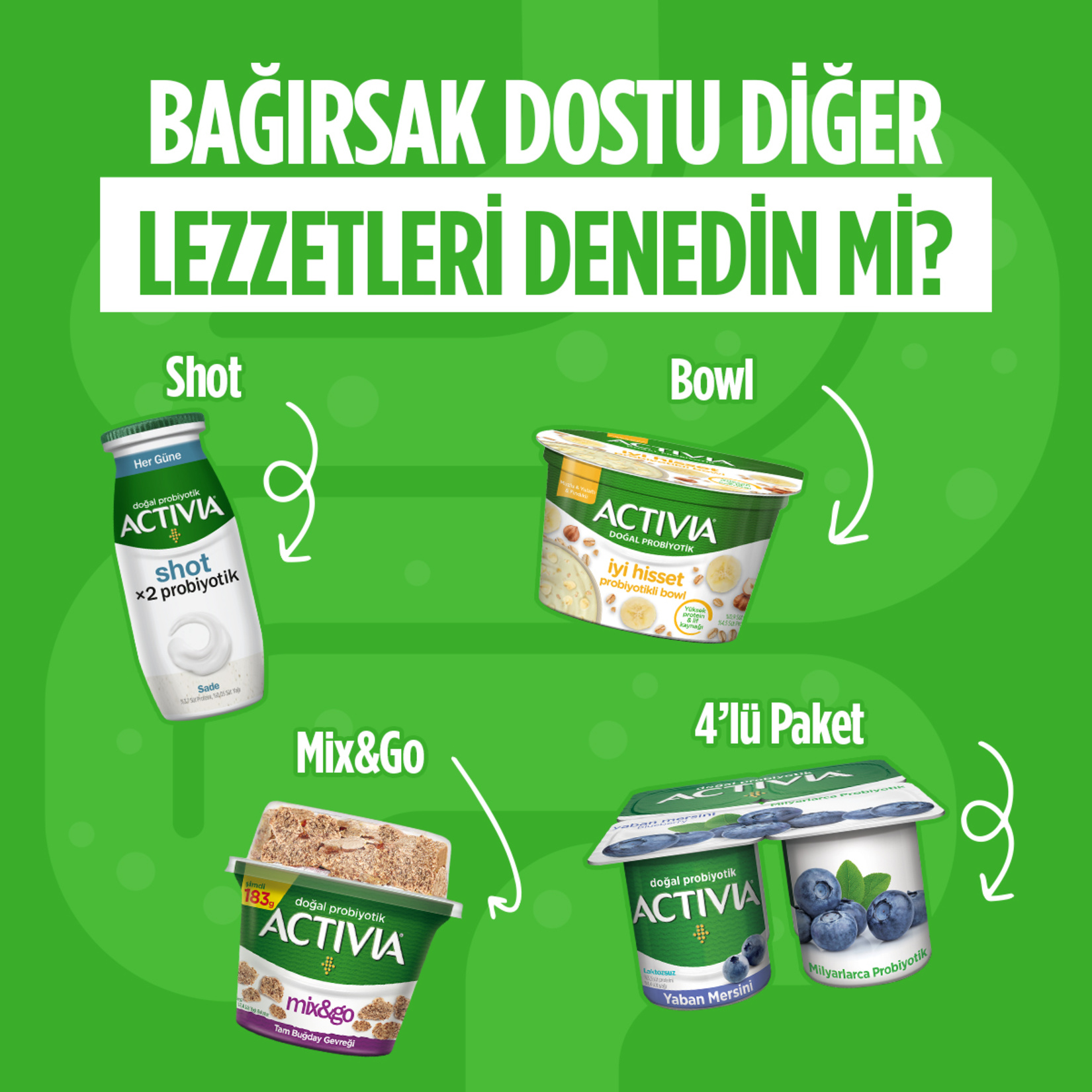 Activia Doğal Probiyotik Kayısılı Yoğurt 4 x 100 G - Görsel 5