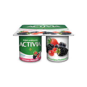 Activia Doğal Probiyotik Orman Meyveli Yoğurt 4X100 G