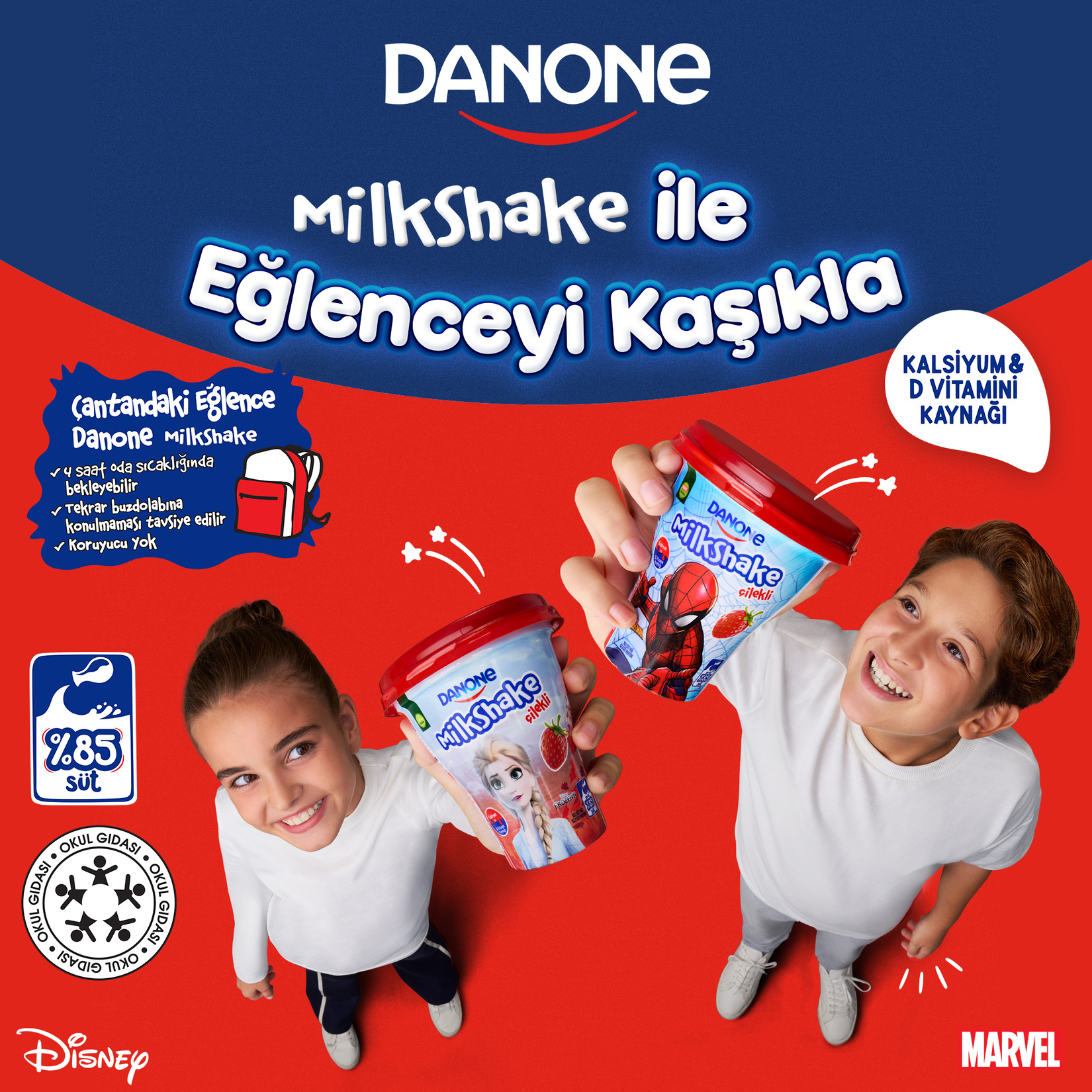Danone Disney Çilekli Milkshake 188 Ml - Görsel 2