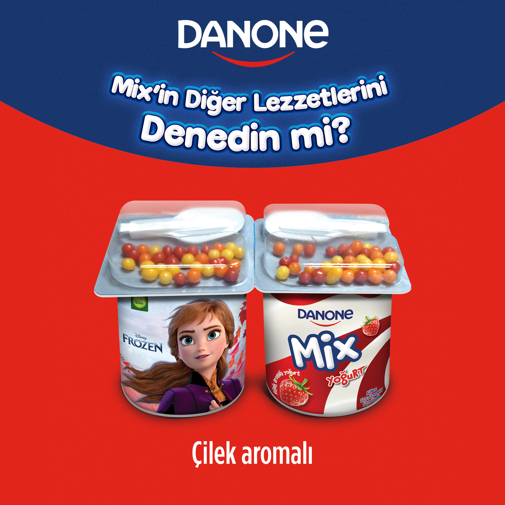 Danone Mix Karışık Meyveli Yoğurt 2 x 90 G - Görsel 4