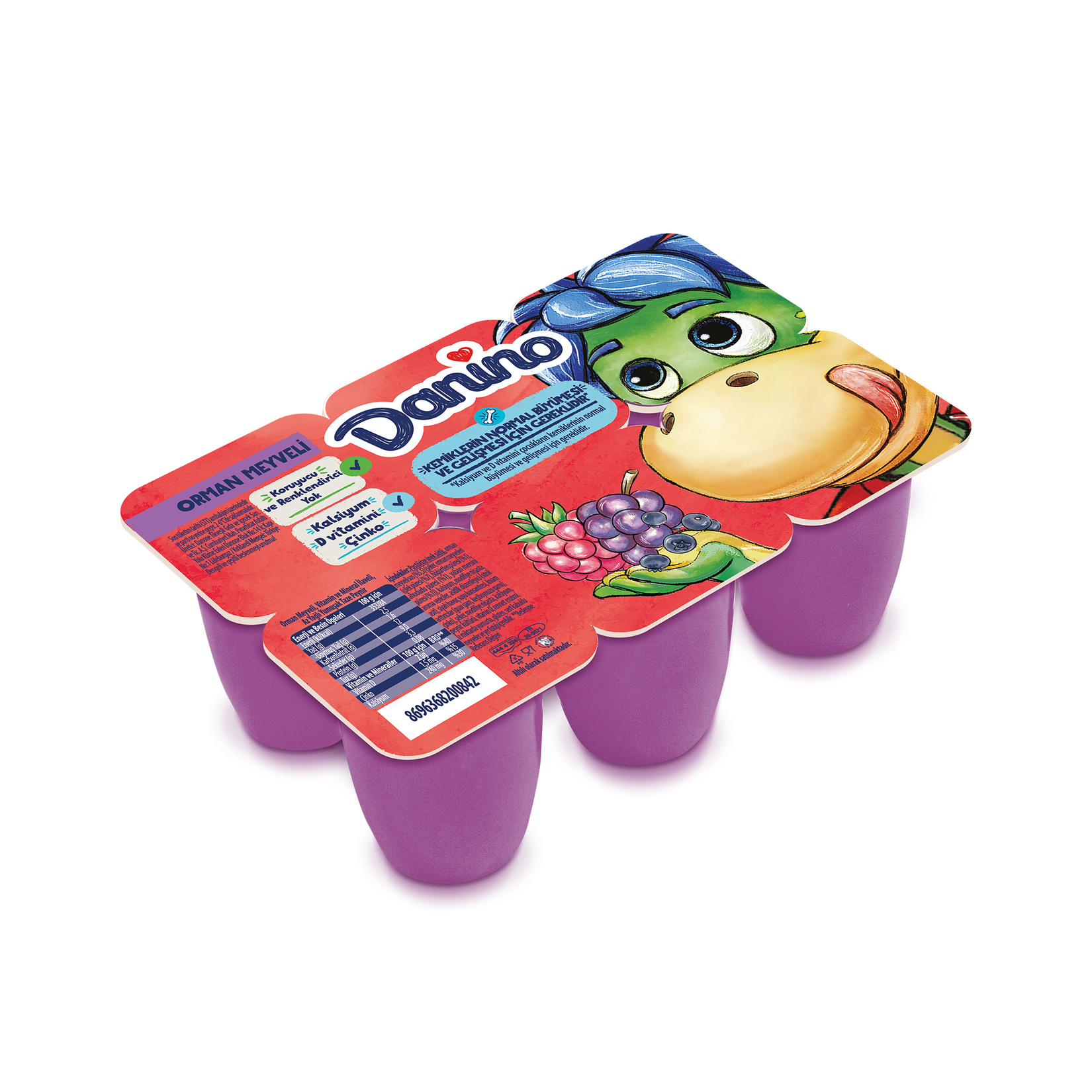 Danone Danino Orman Meyveli 6 x 40 G - Görsel 1
