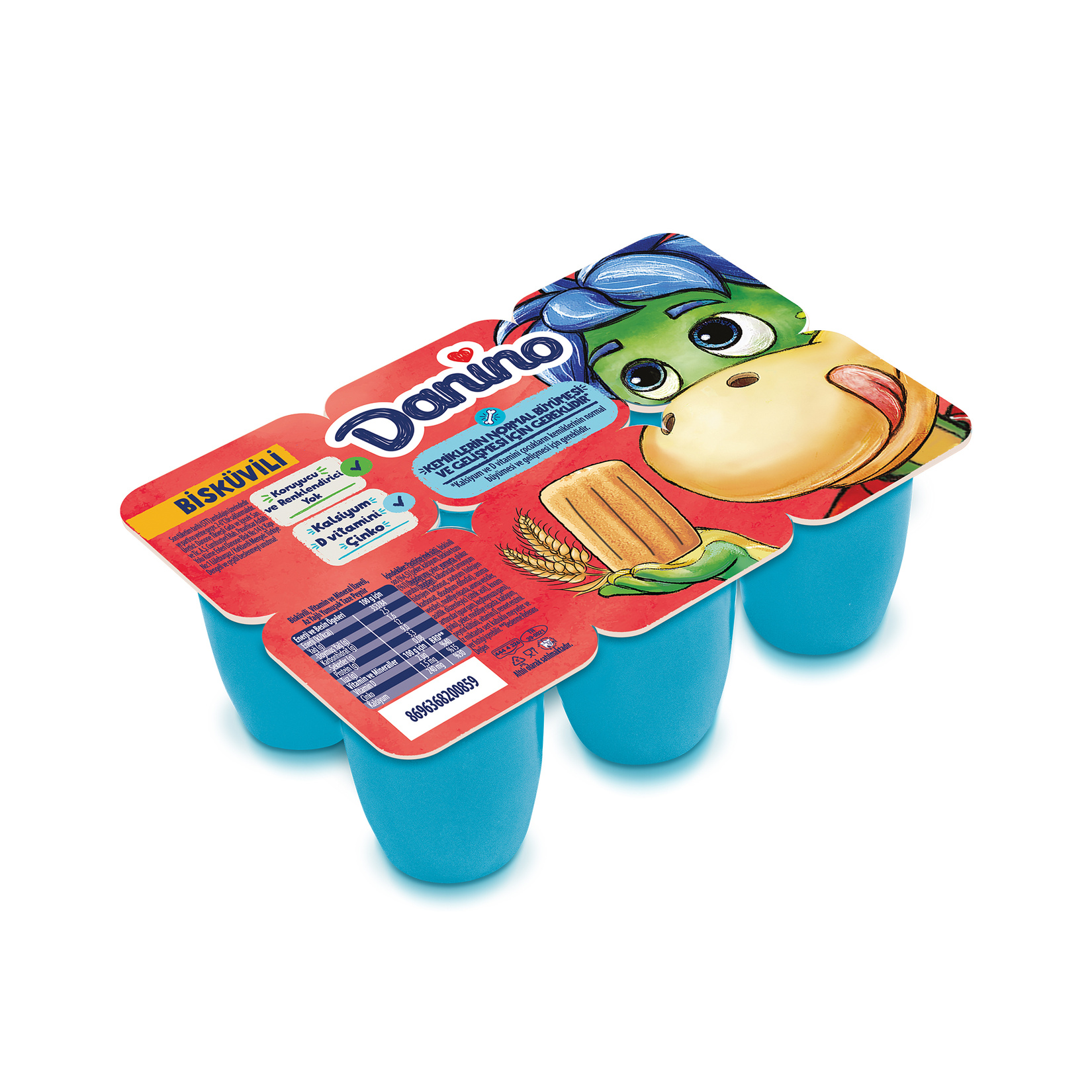 Danone Danino Bisküvili 6 x 40 G - Görsel 1