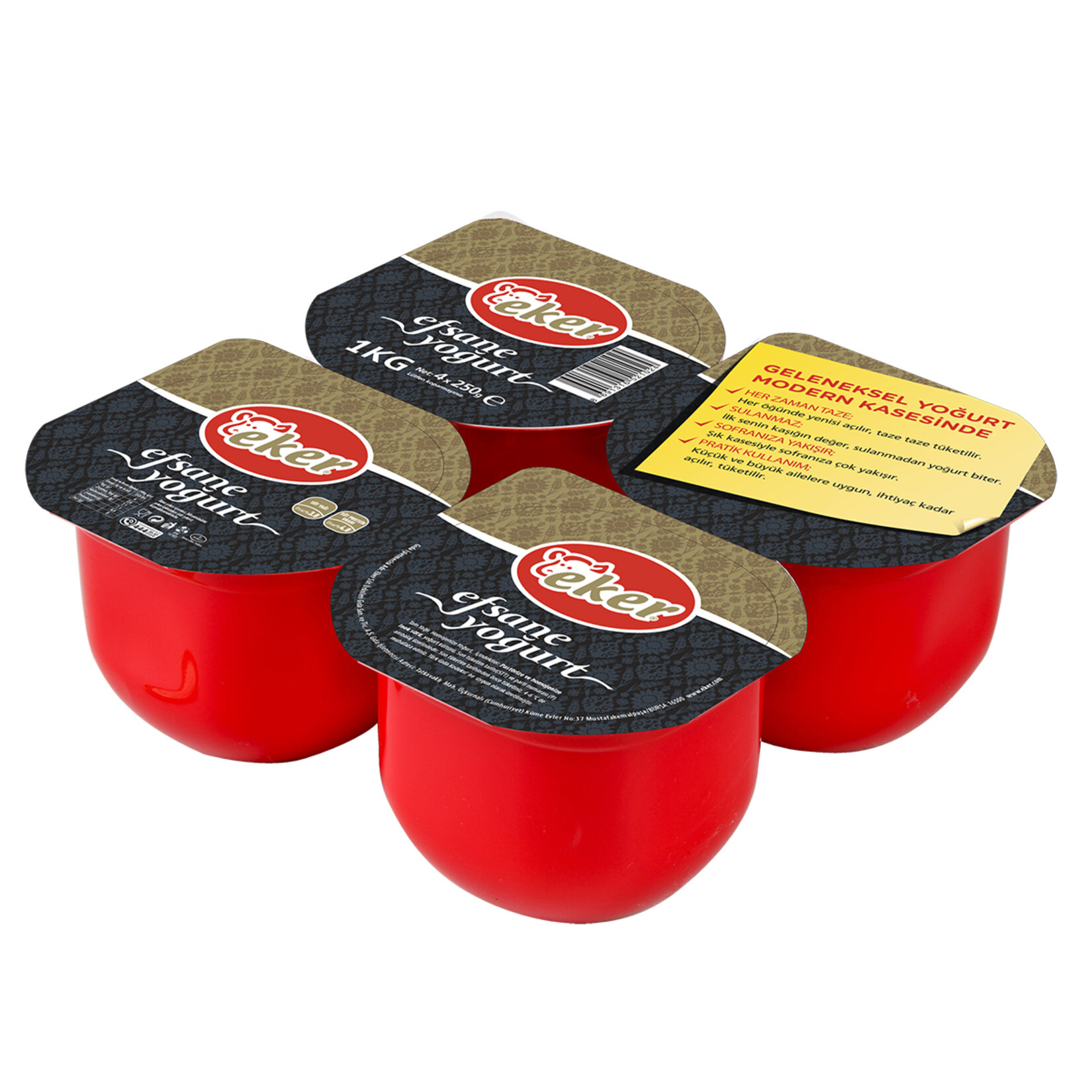 Eker Yoğurt 4X250 G
