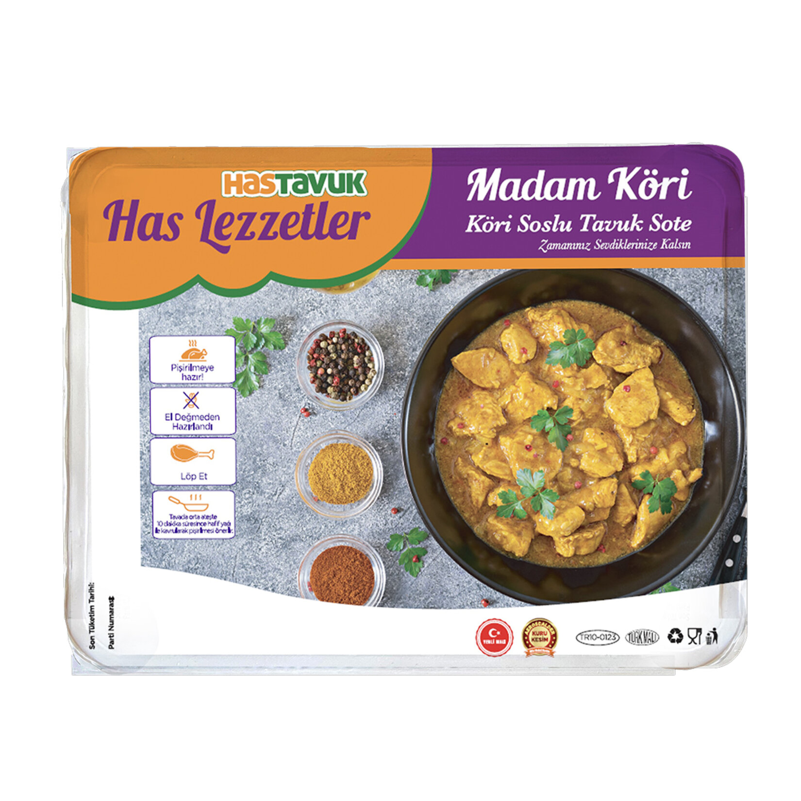 Hastavuk Piliç Köri Soslu Göğüs Sote 500 G