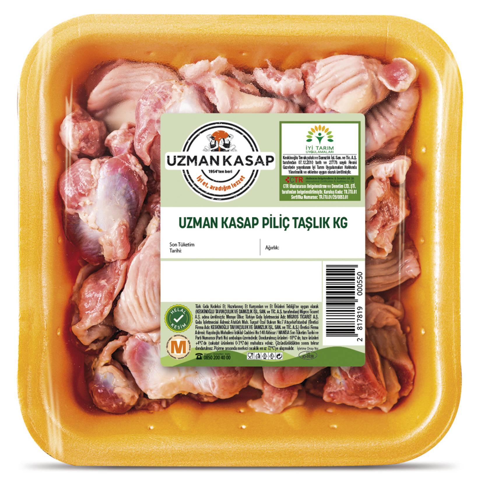 Uzman Kasap Piliç Taşlık Kg