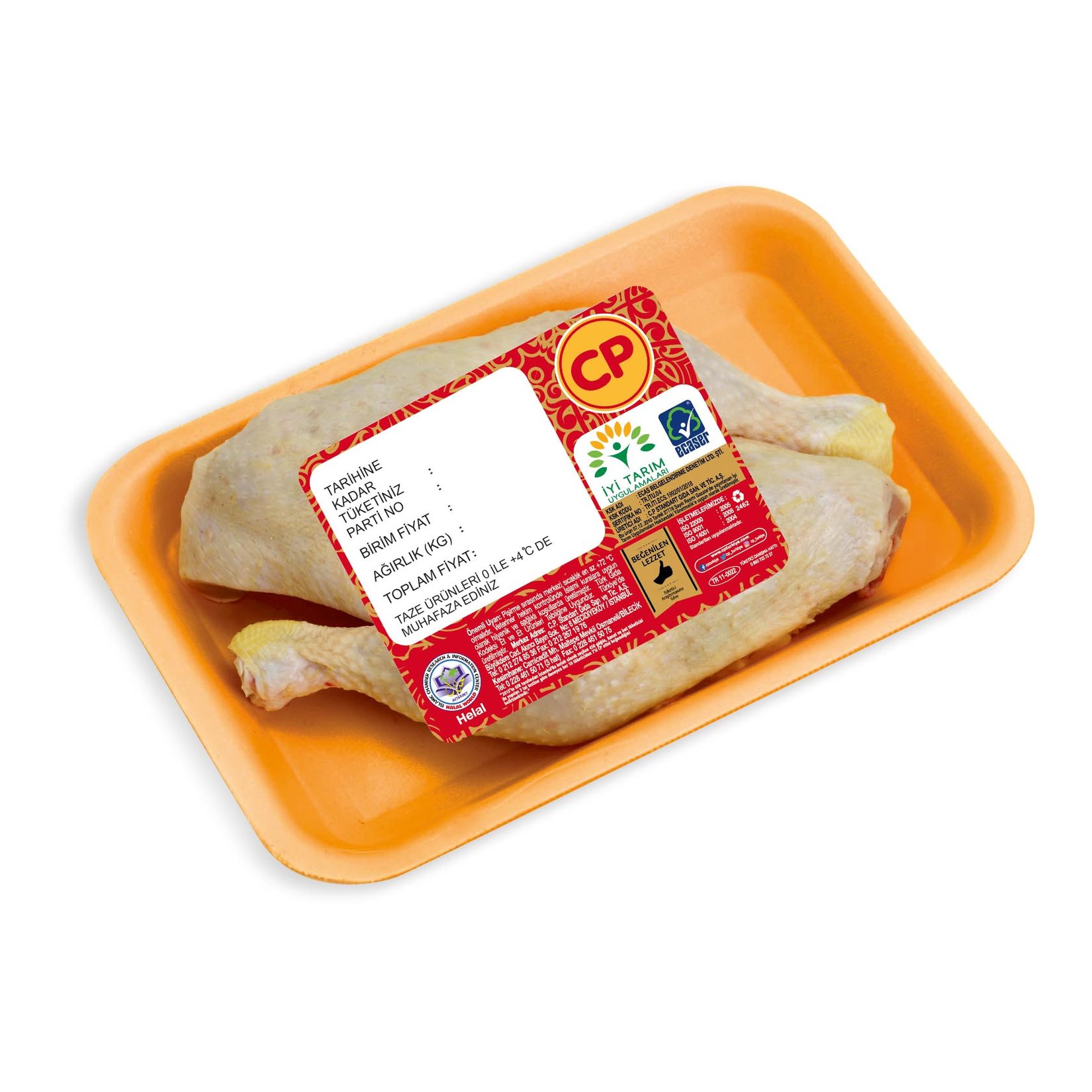 Cp Tabaklı Piliç Kalçalı But Kg