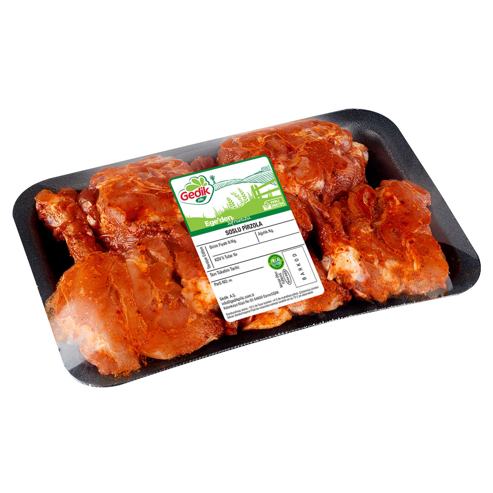 Gedik Soslu Piliç Pirzola Kg