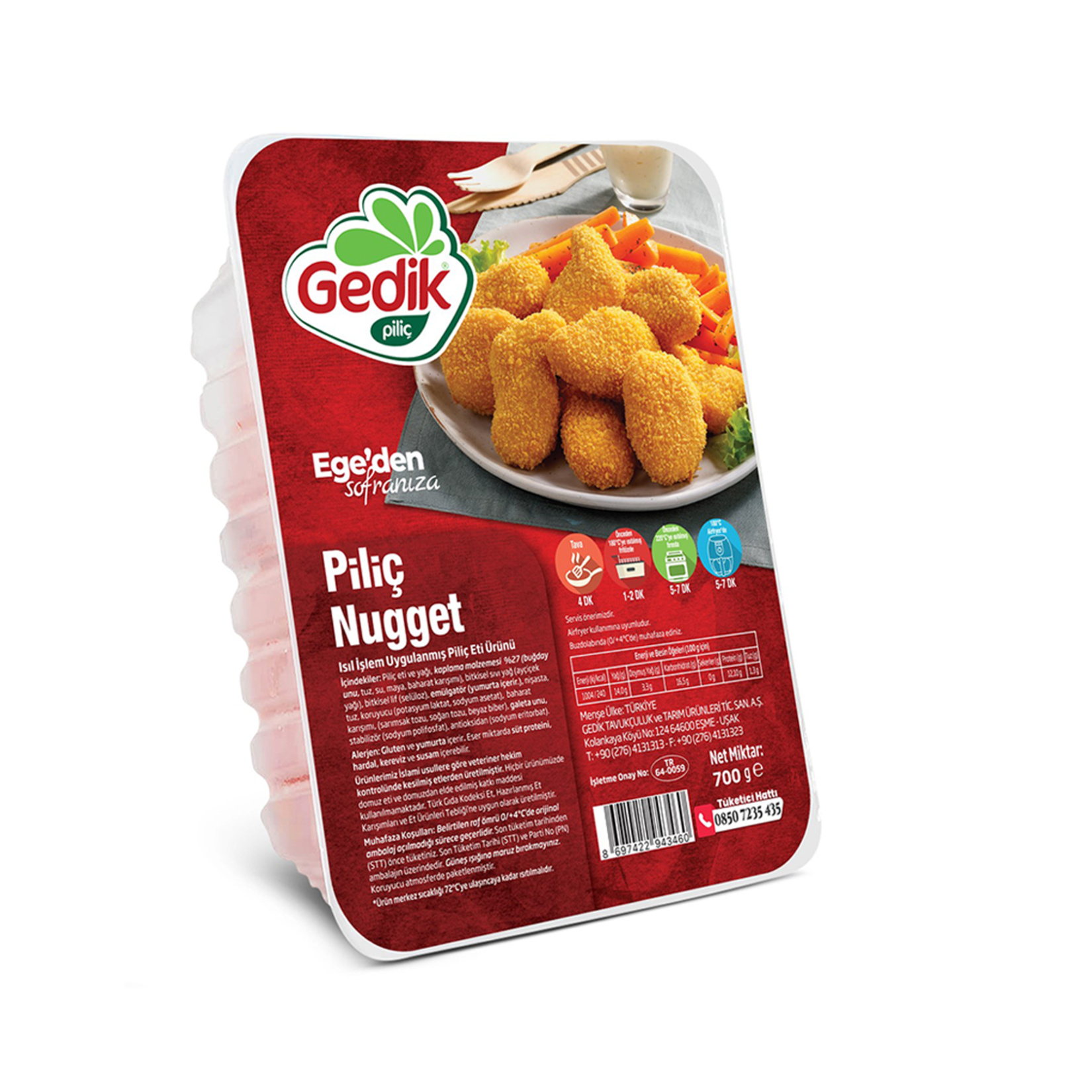 Gedik Piliç Nugget 700 G - Görsel 2