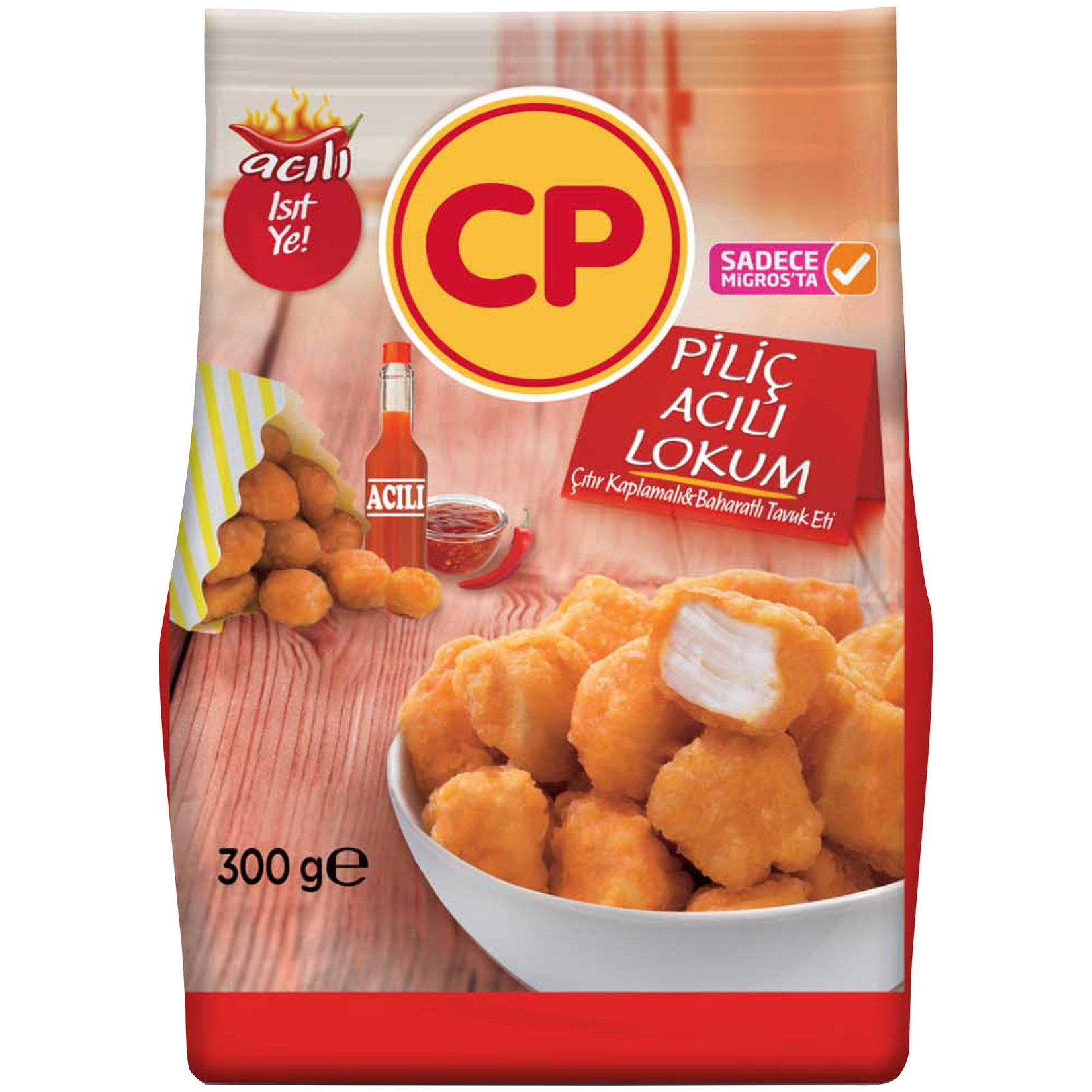 Cp Piliç Lokum Acılı 300 G