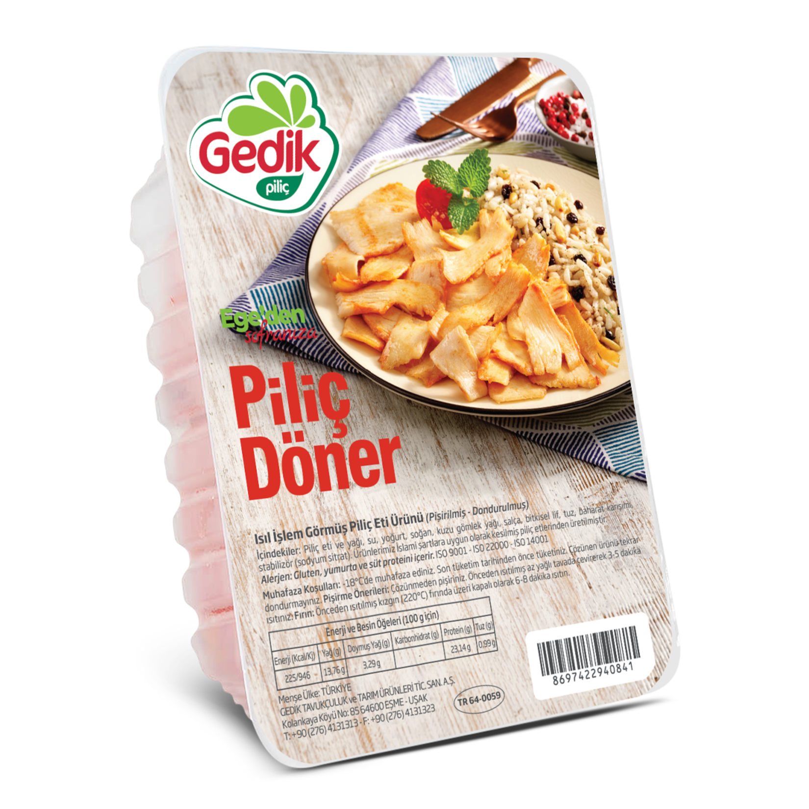 Gedik Piliç Yaprak Kebap 300G