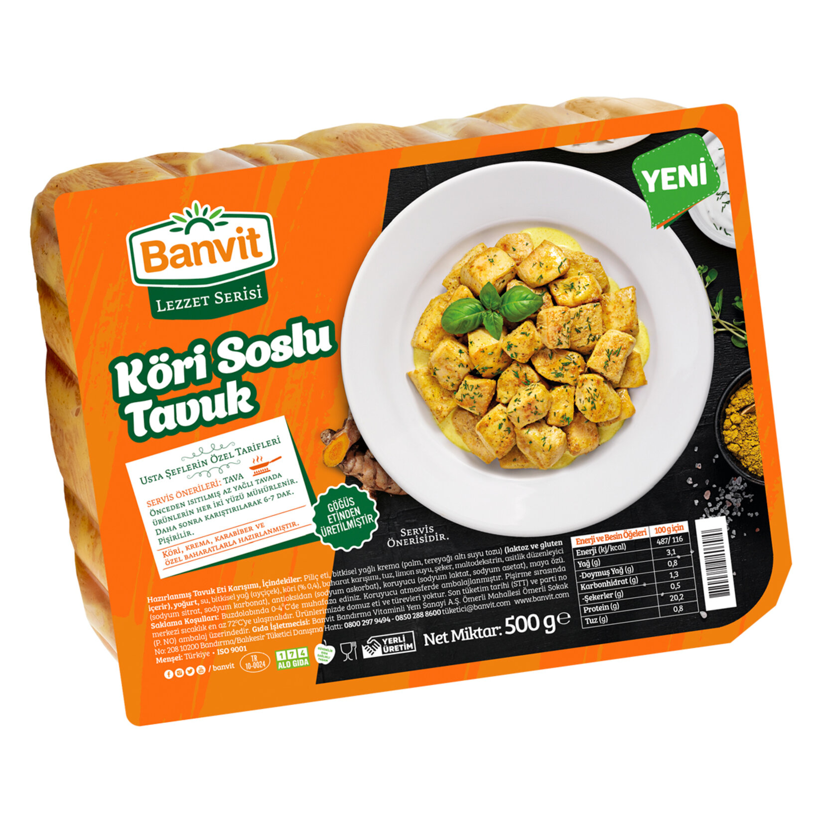 Banvit Köri Soslu Tavuk 500 G