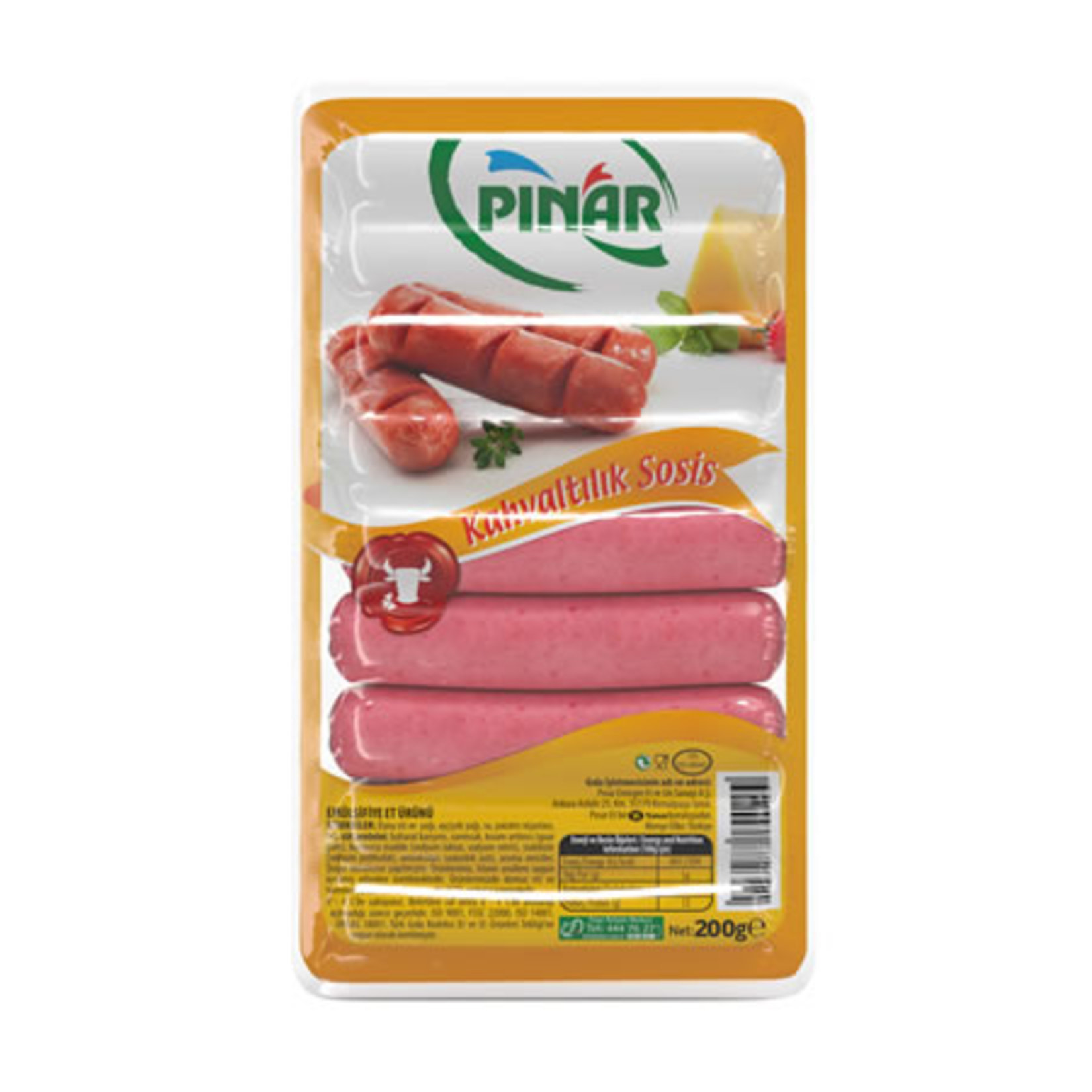 Pınar Kahvaltılık Sosis 200 G