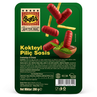 Beşler Kokteyl Sosis 280 G