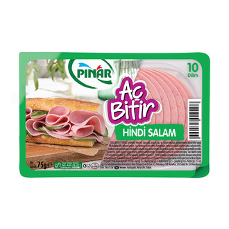 Pınar Aç Bitir Hindi Salam Taze Dilimlenmiş 10 Dilim 75 G