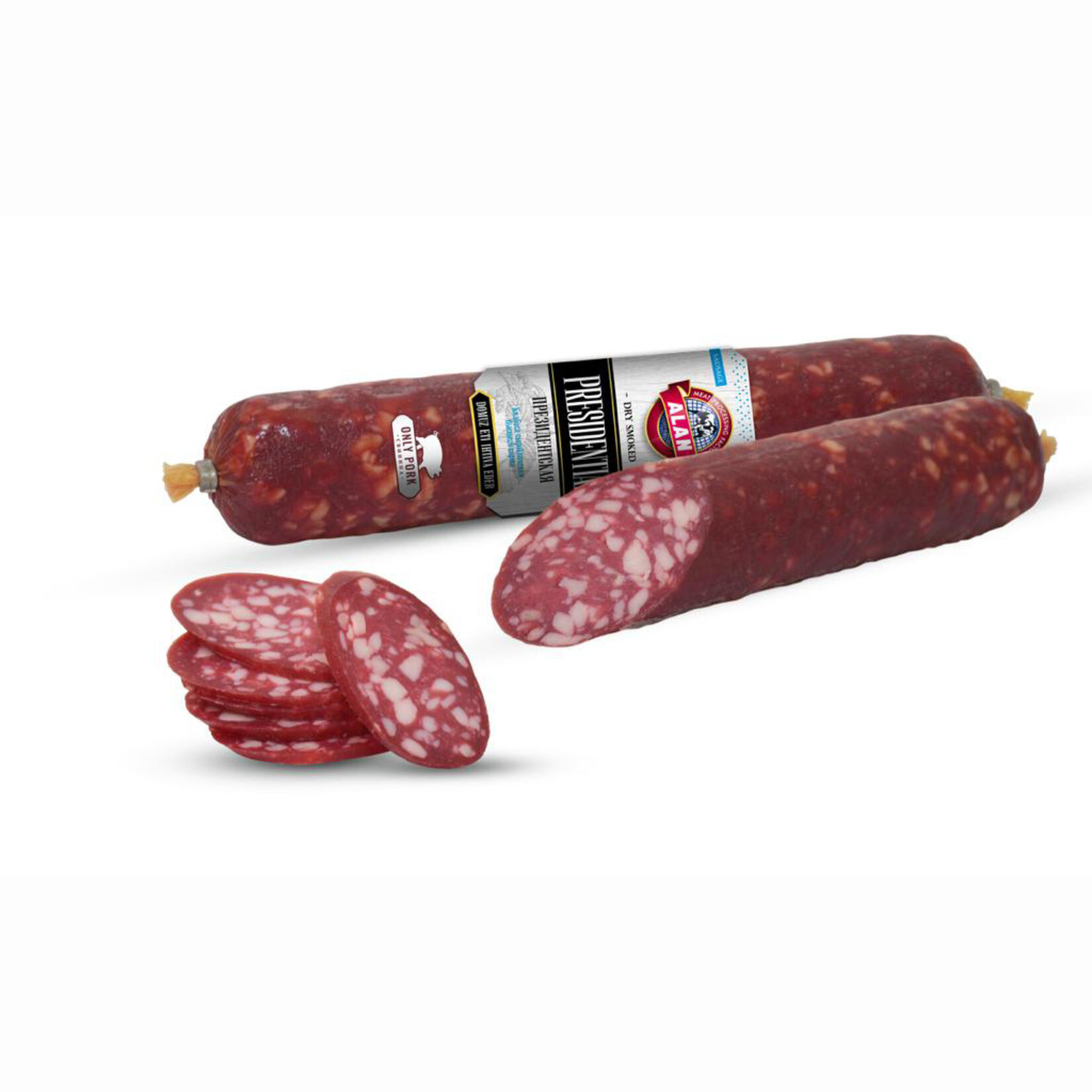 Alan Presidential Tütsülenmiş Yarı Kuru Sosis 330G