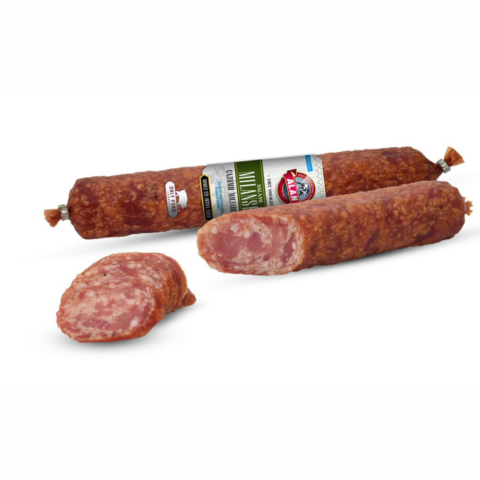 Alan Milanska Tütsülenmiş Yarı Kuru Sosis 320 G