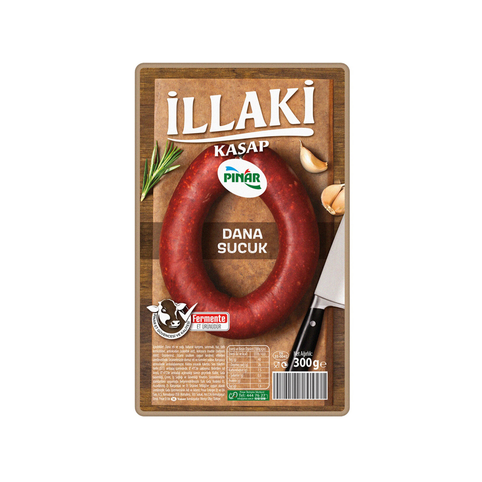 Pınar Sucuk Kasap İllaki 300 G
