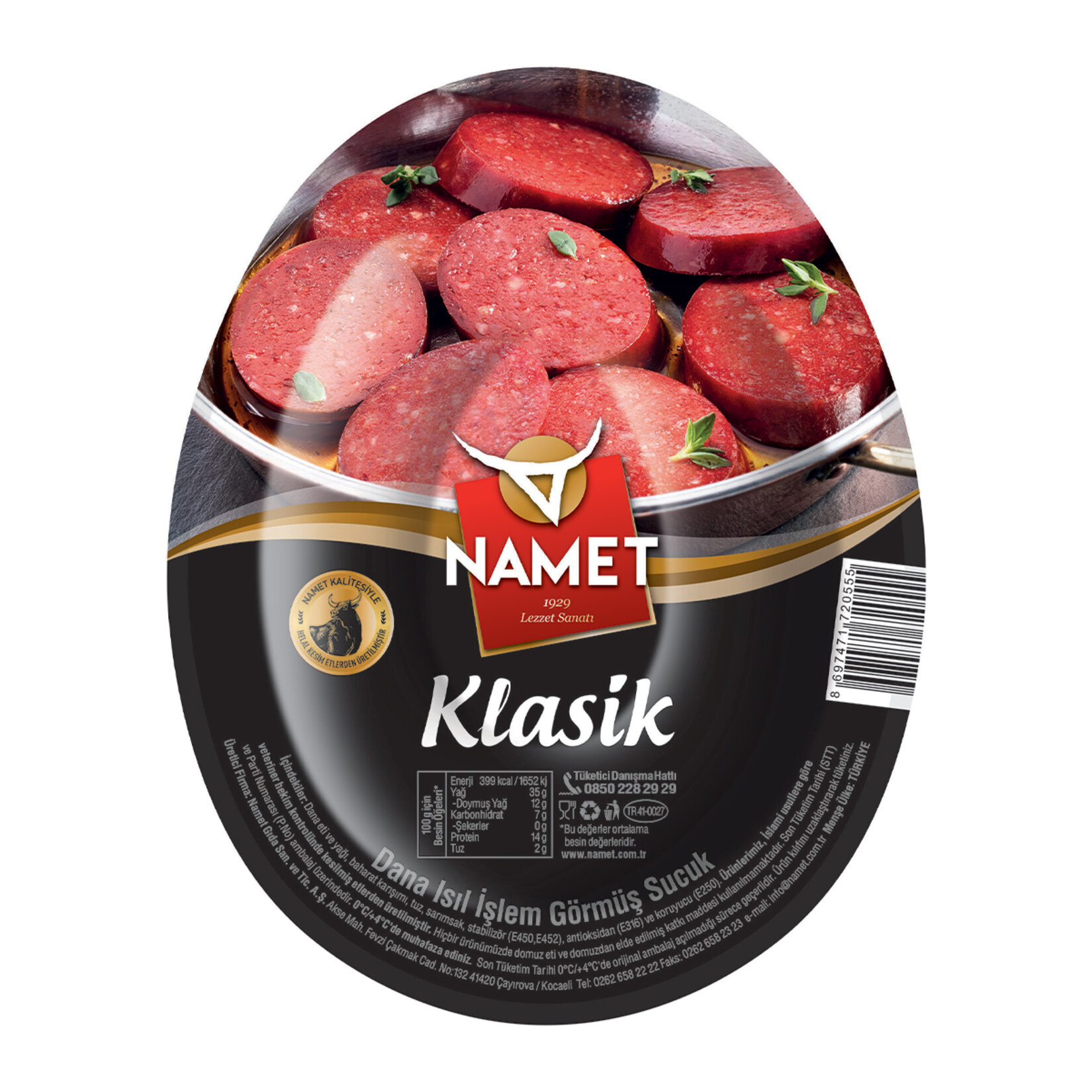 Namet Dana Klasik Sucuk 200 G