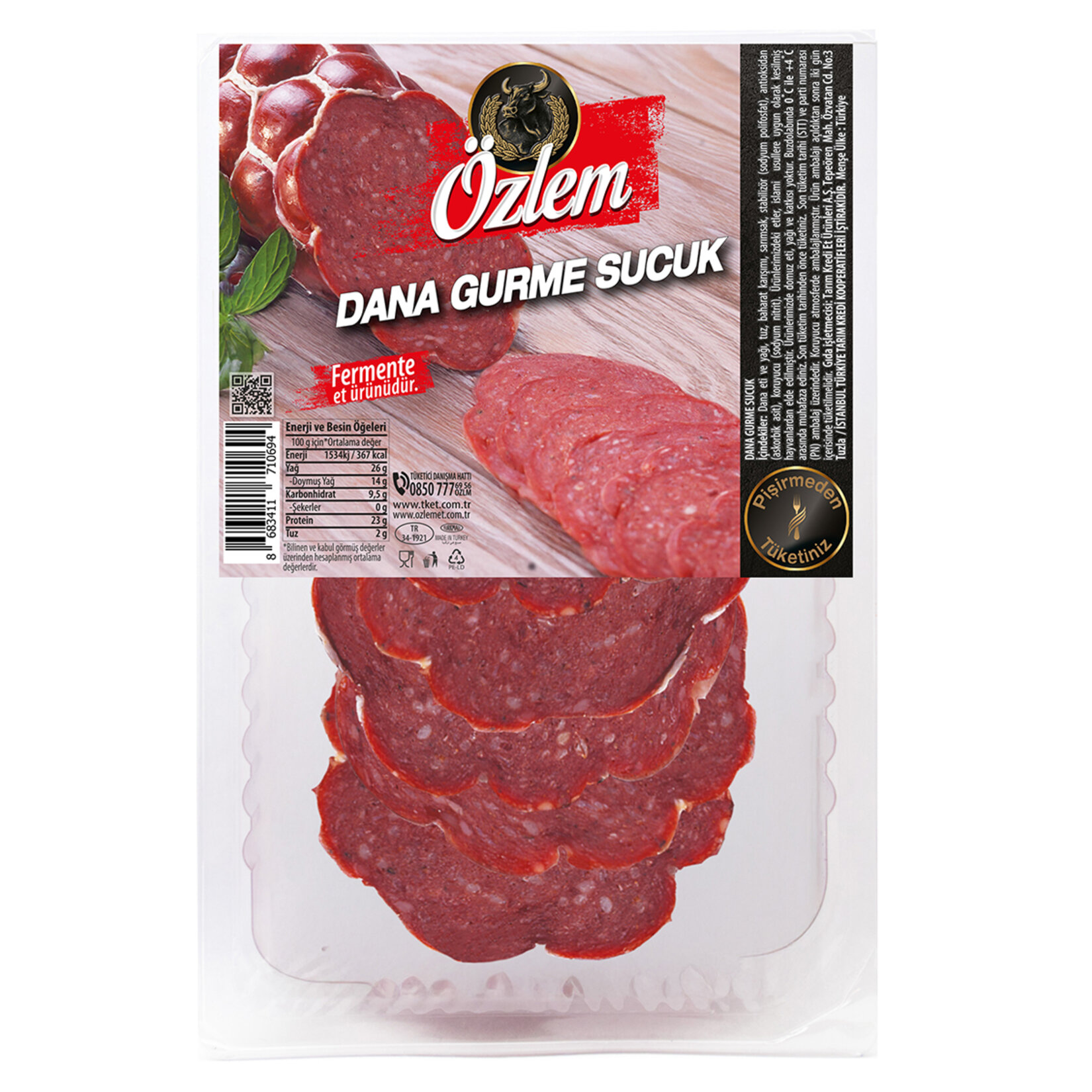 Özlem Dana Gurme Sucuk 110 G