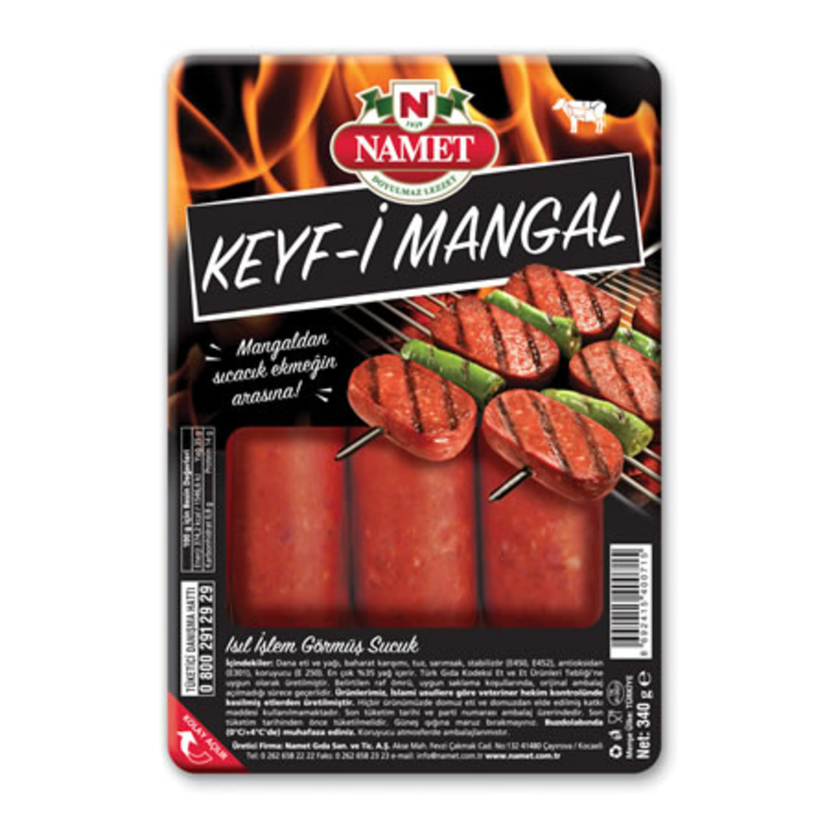 Namet Isıl İşlem Görmüş Mangal Sucuk 340 G