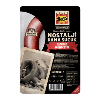 Beşler Nostalji Dana Sucuk 300 G
