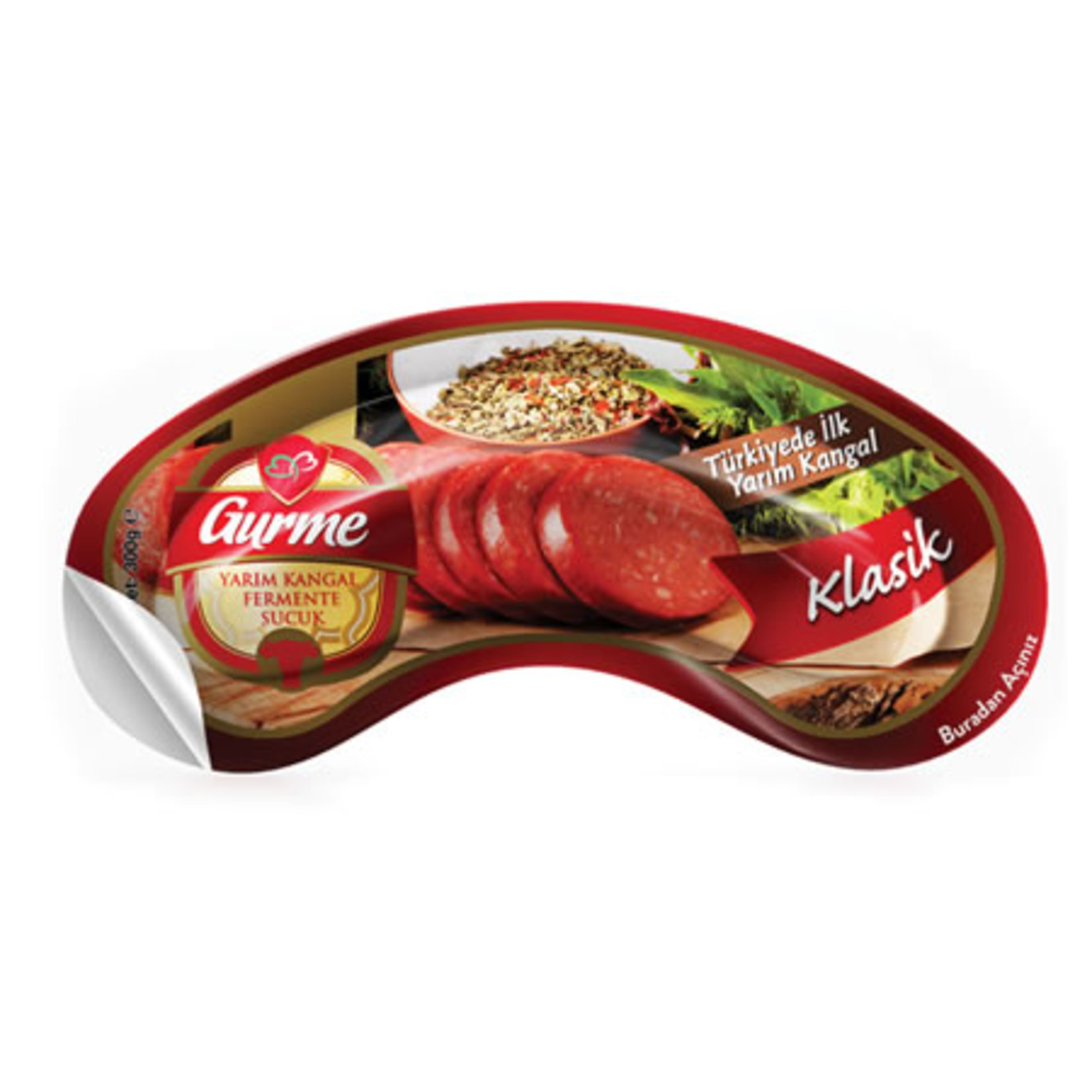 Gurme Yarım Kangal Sucuk Sade 300 G