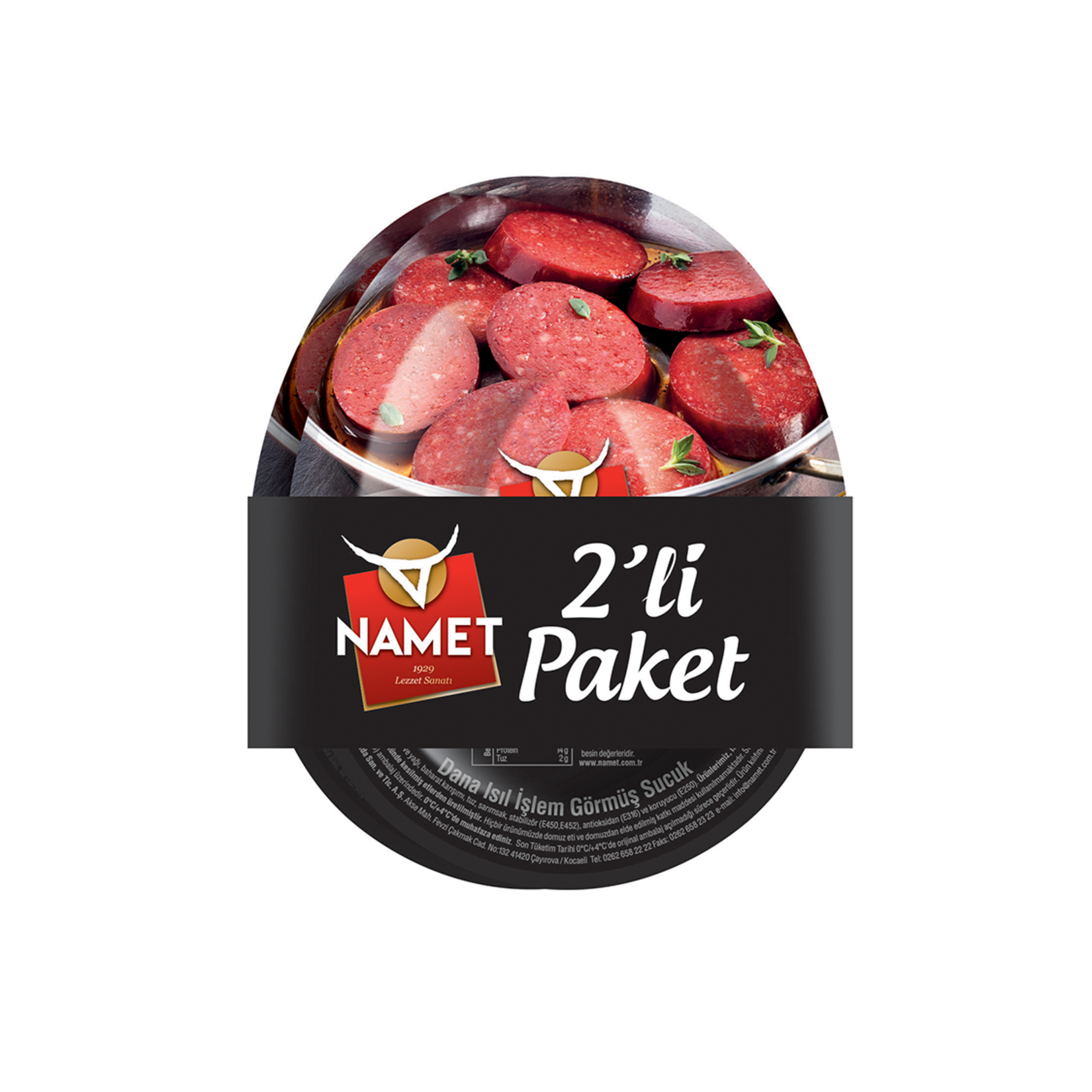 Namet Isıl İşlem Görmüş Sucuk 2 x 200 G