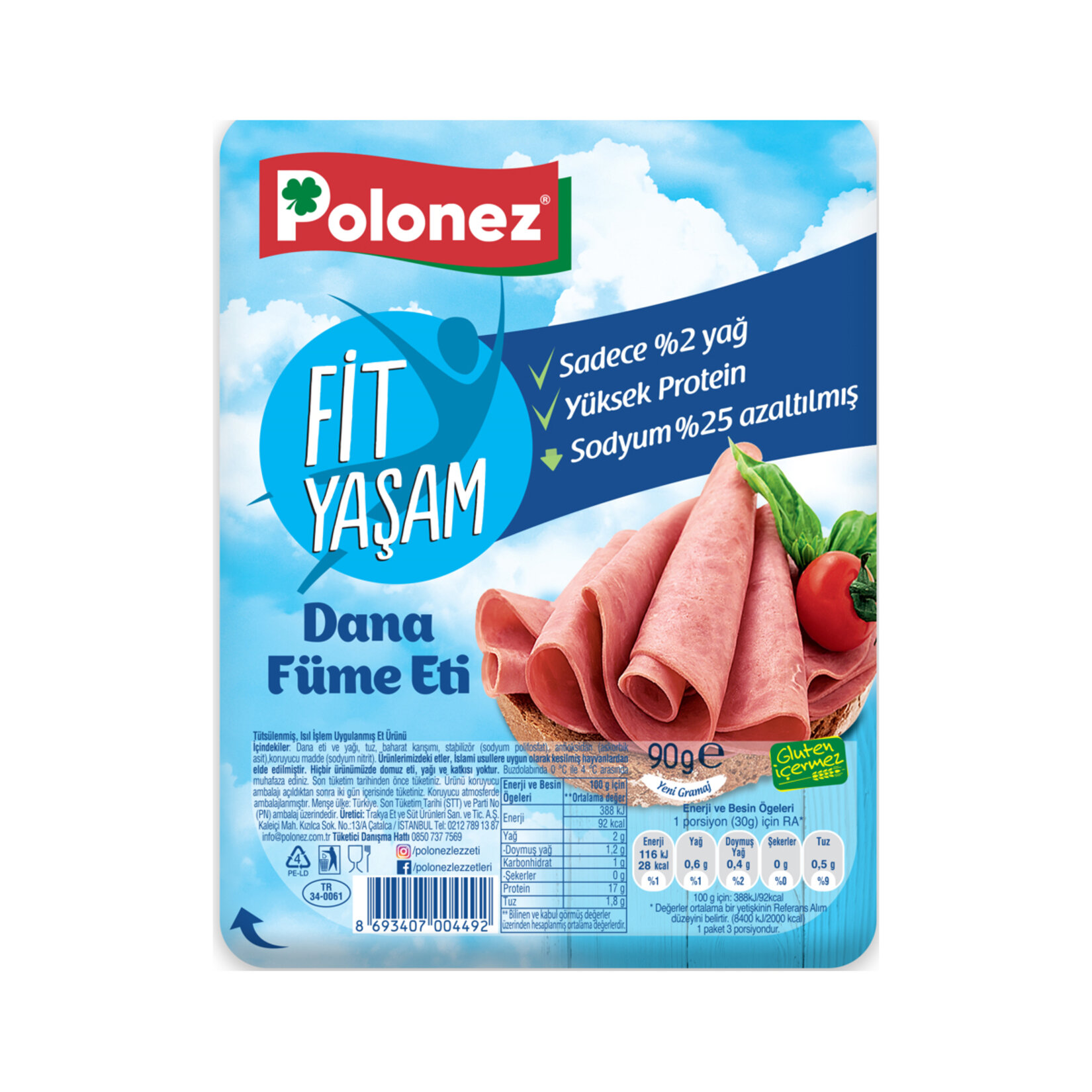 Polonez Füme Et Sade 90 G