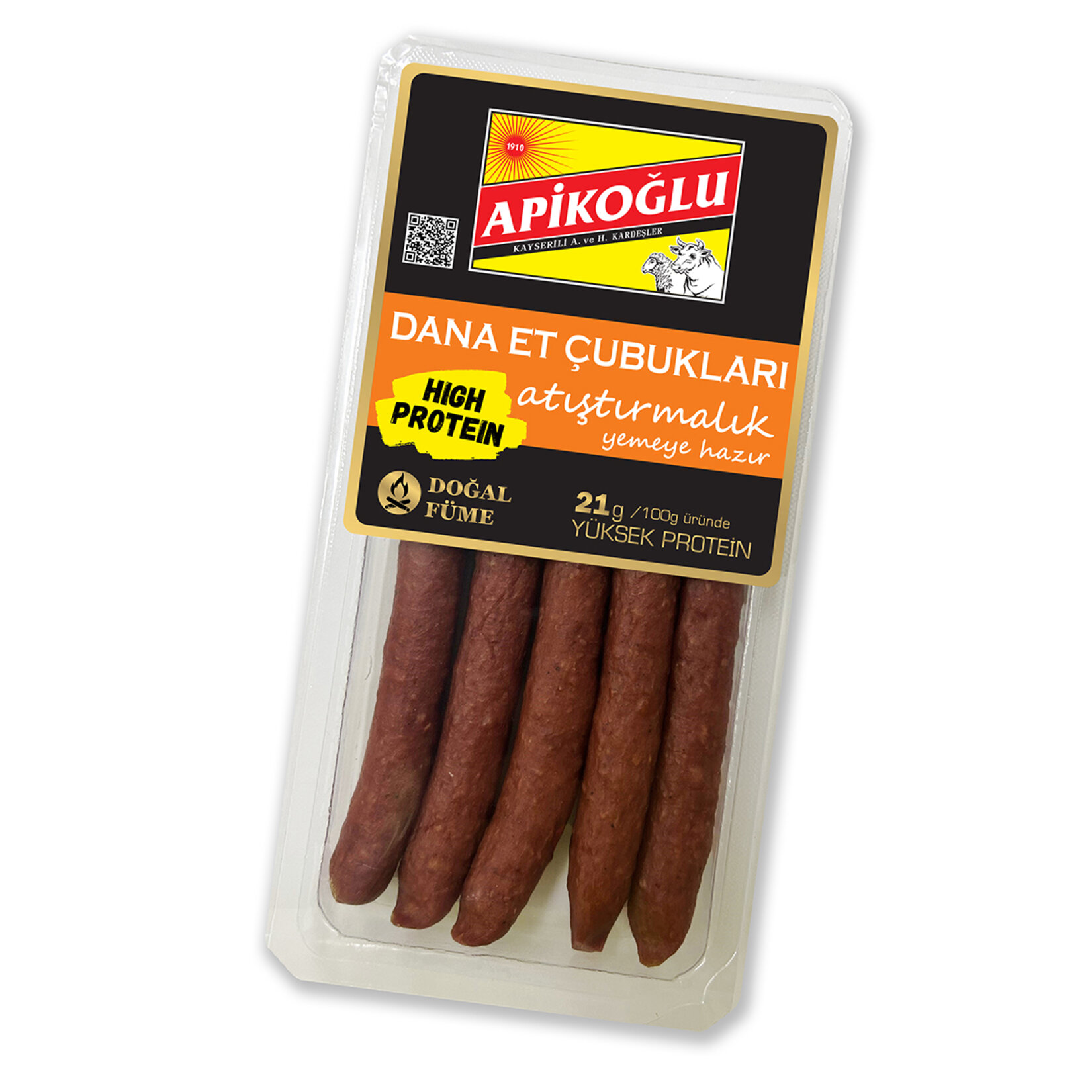Apikoğlu Dana Et Çubukları Atıştırmalık 110 G