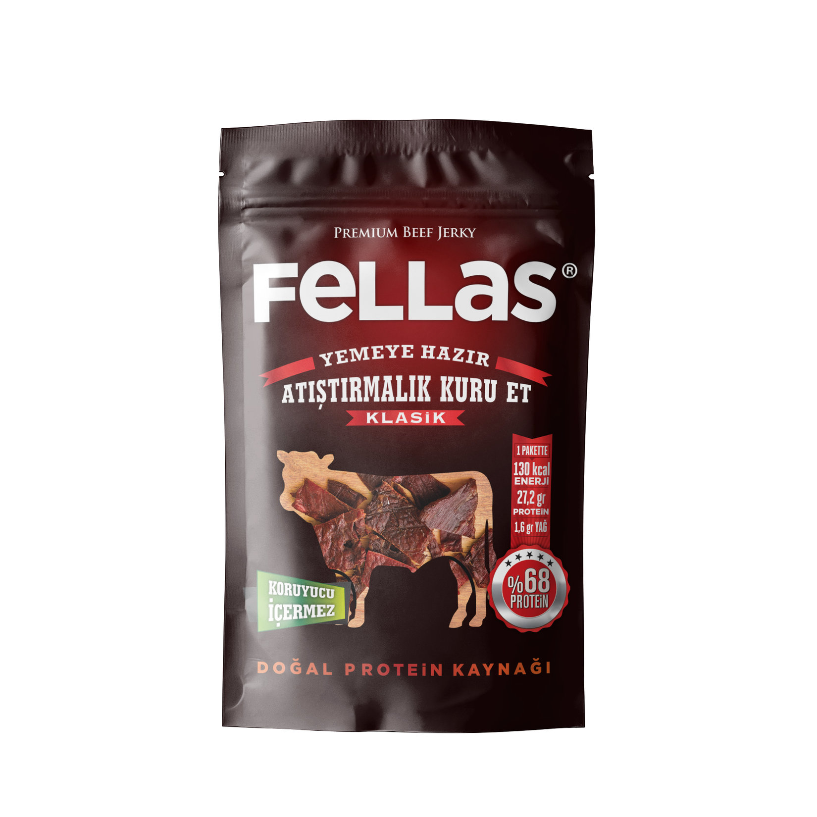Fellas Beef Jerky Klasik 40G