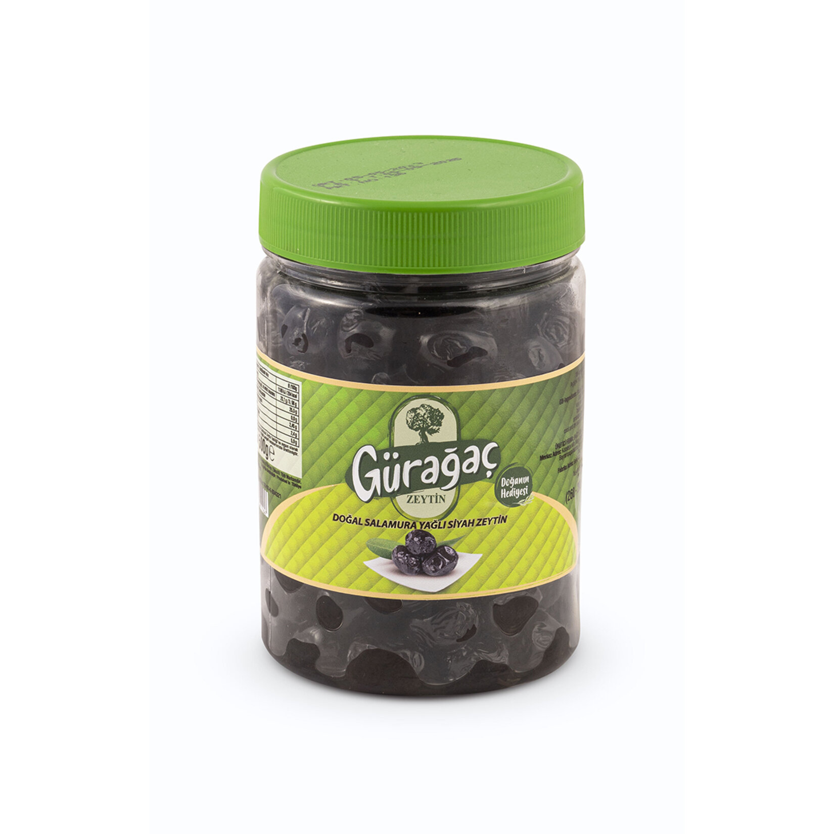 Gürağaç Doğal Salamura Yağlı Siyah Zeytin 500 G
