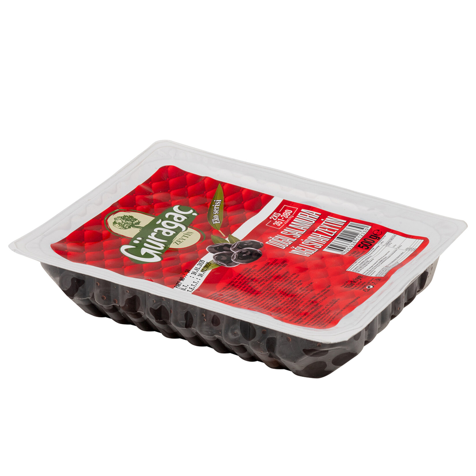 Güragaç Doğal Salamura Yağlı Siyah Zeytin 500 G - Görsel 2