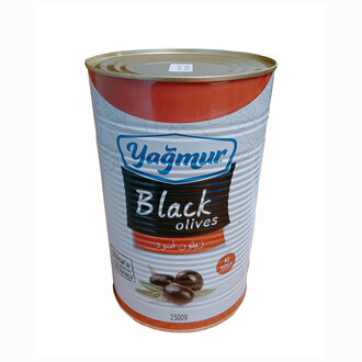Yağmur Salamura Siyah Zeytin 261-320 2500 G - Migros