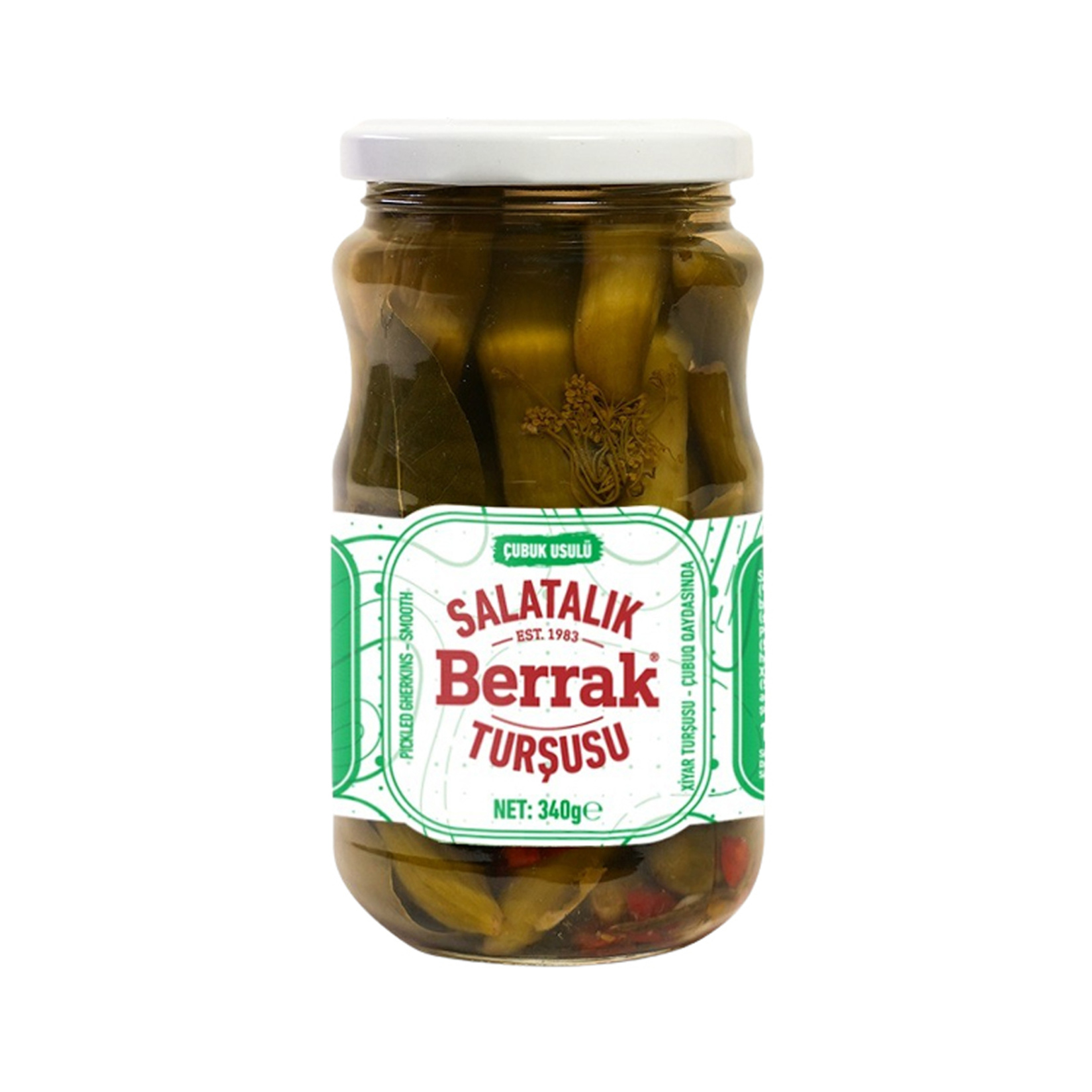 Berrak Çubuk Usulü Salatalık Turşusu 340 G