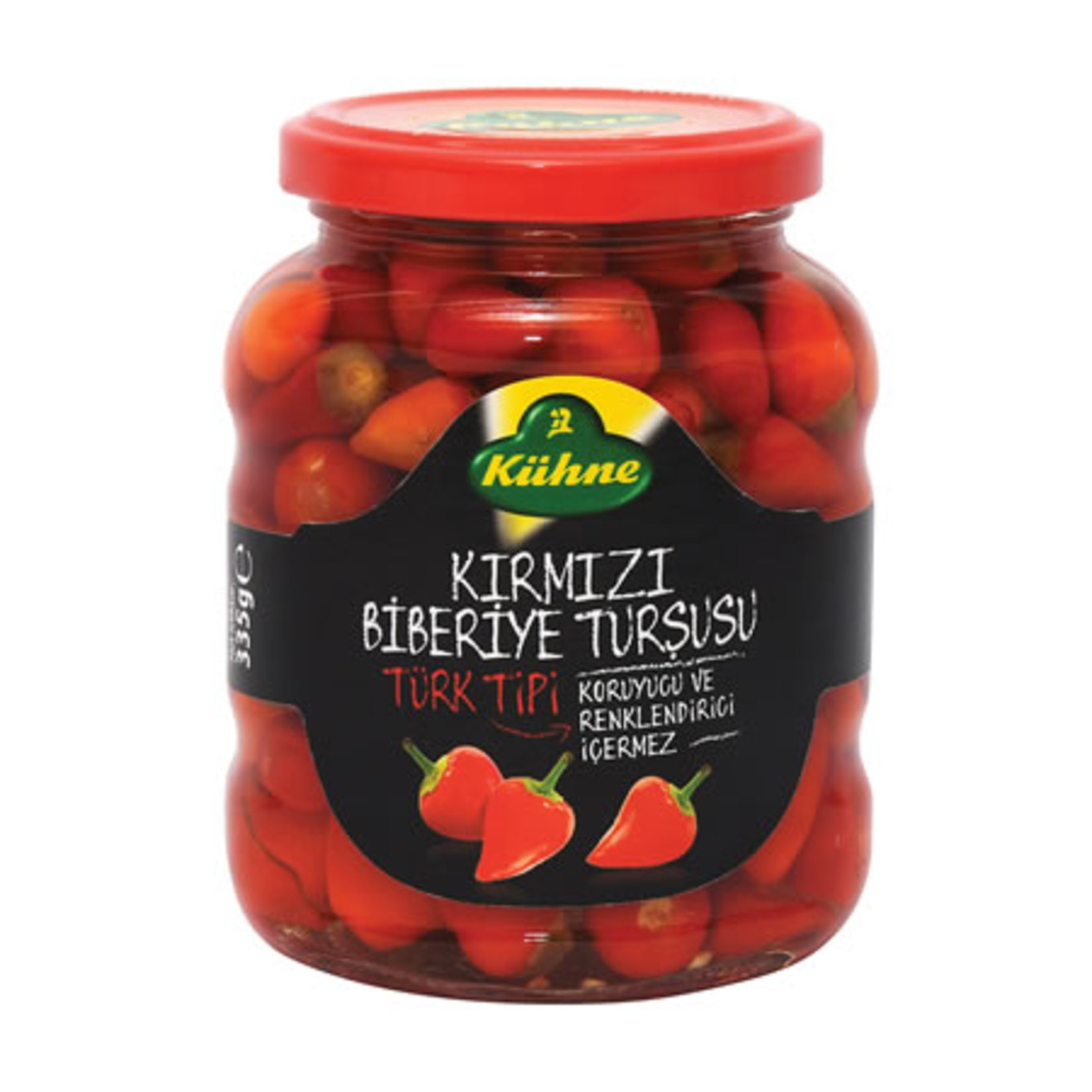 Kühne Kırmızı Biberiye Turşusu 335 G