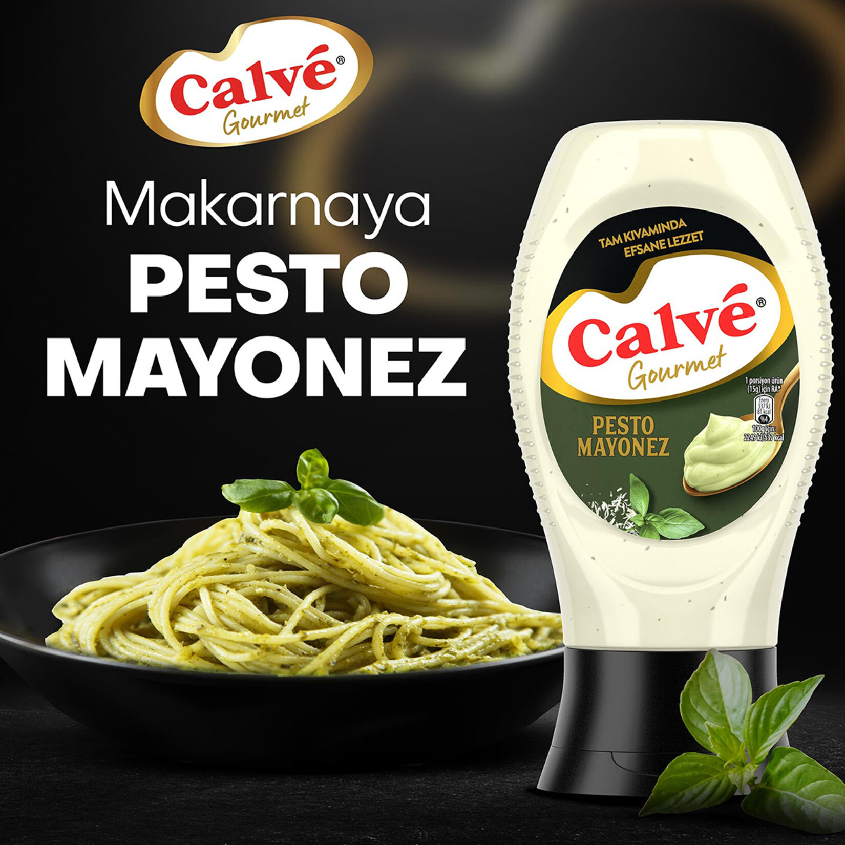 Calve Pesto Mayonez 235 G - Görsel 3