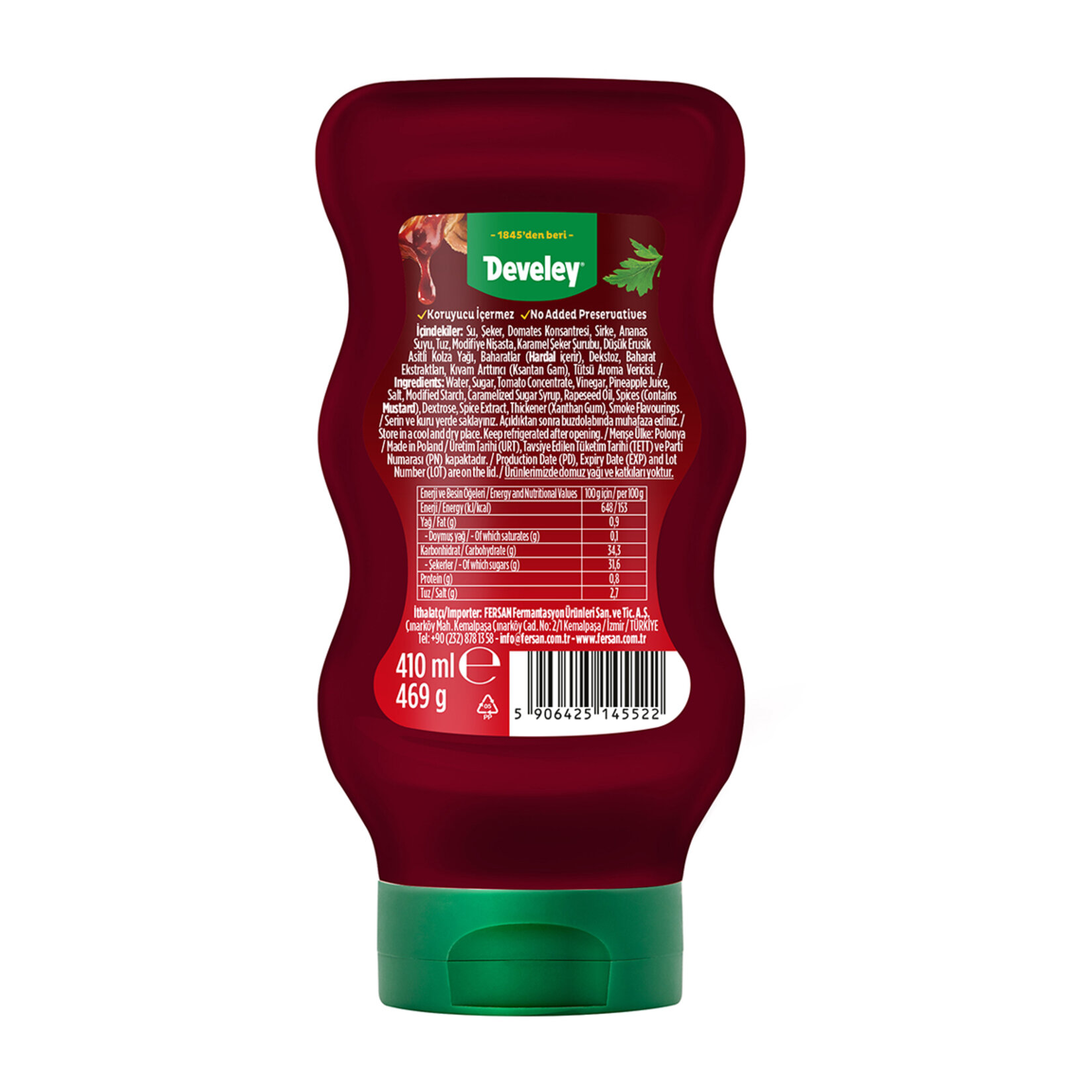 Develey Barbekü Sos 410 Ml - Görsel 2