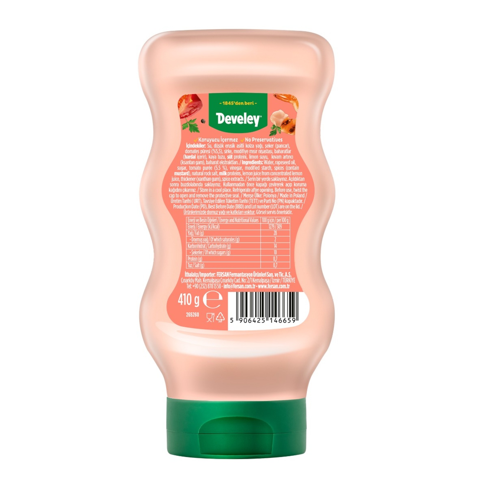 Develey Binada Sos 410 G - Görsel 2