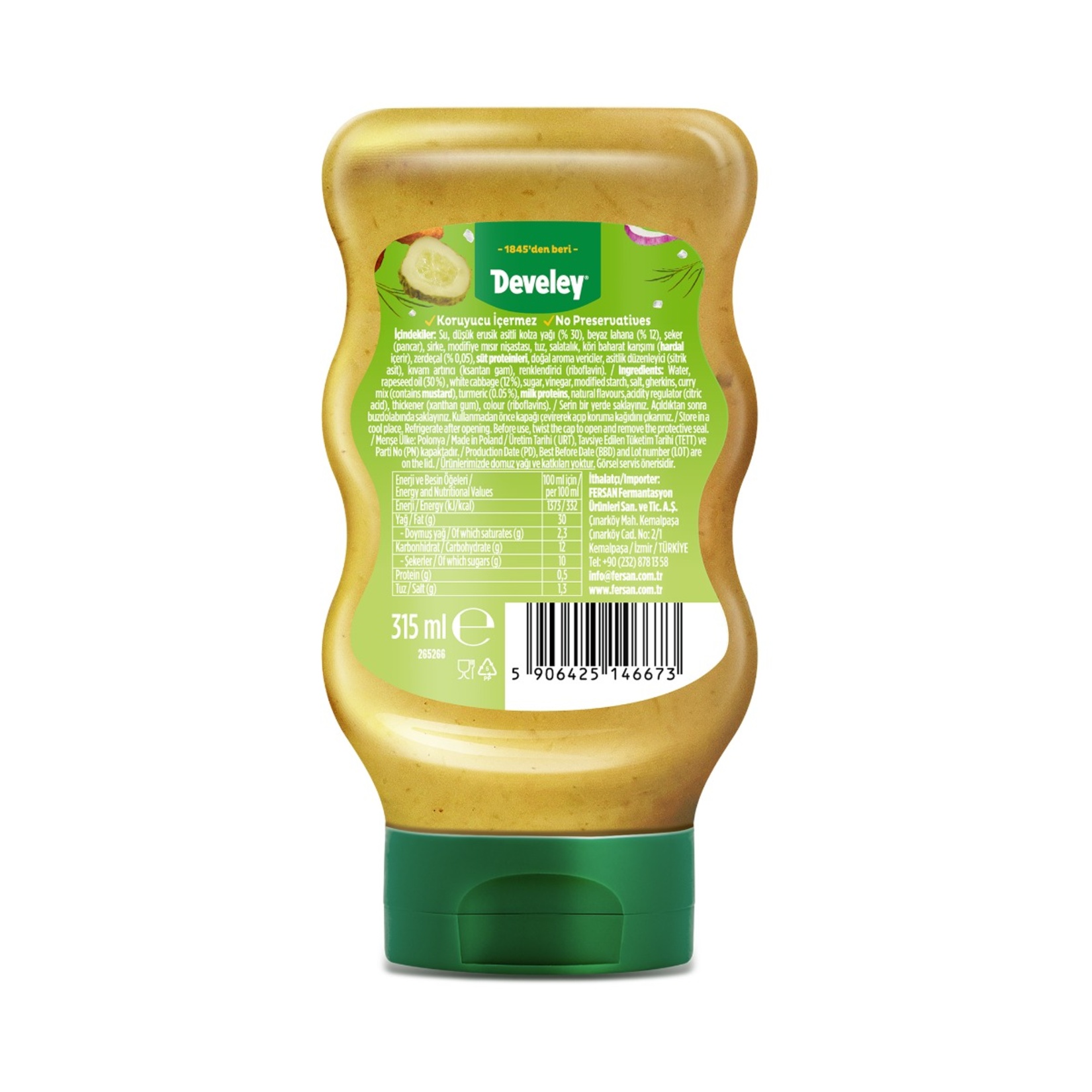 Develey Remoulade Sos 315 Ml - Görsel 2