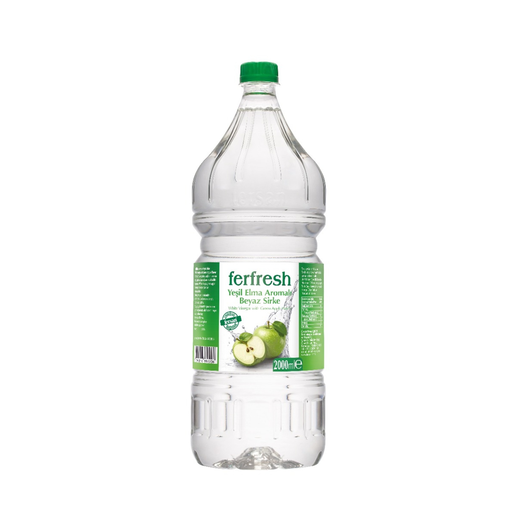 Ferfresh Yeşil Elma Aromalı Beyaz Sirke 2 L - Görsel 1
