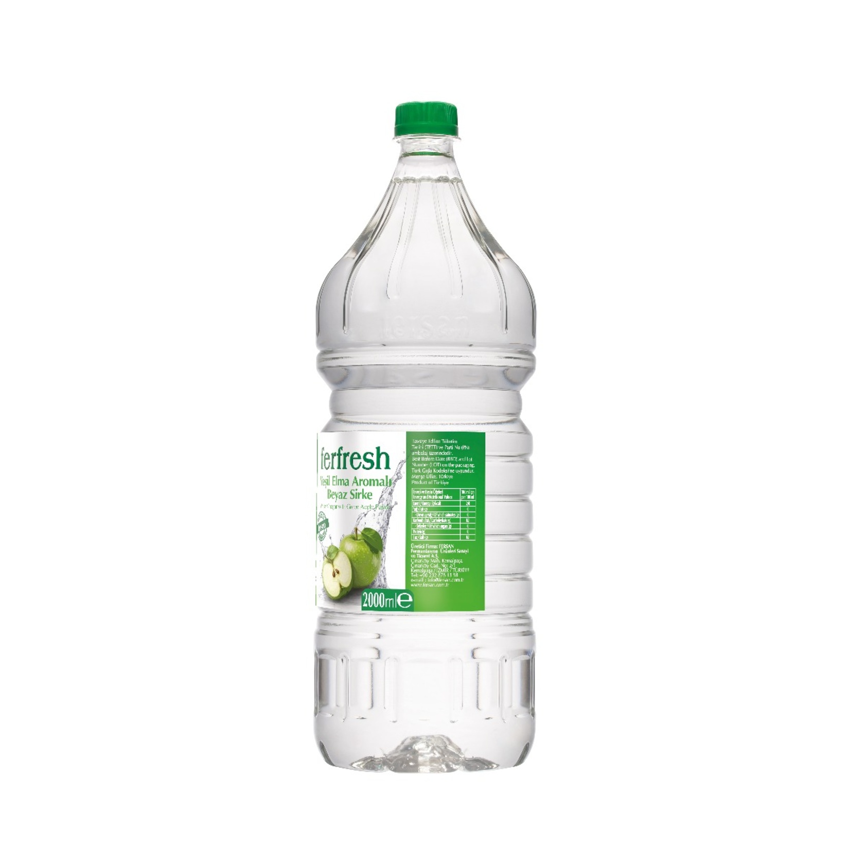 Ferfresh Yeşil Elma Aromalı Beyaz Sirke 2 L - Görsel 3