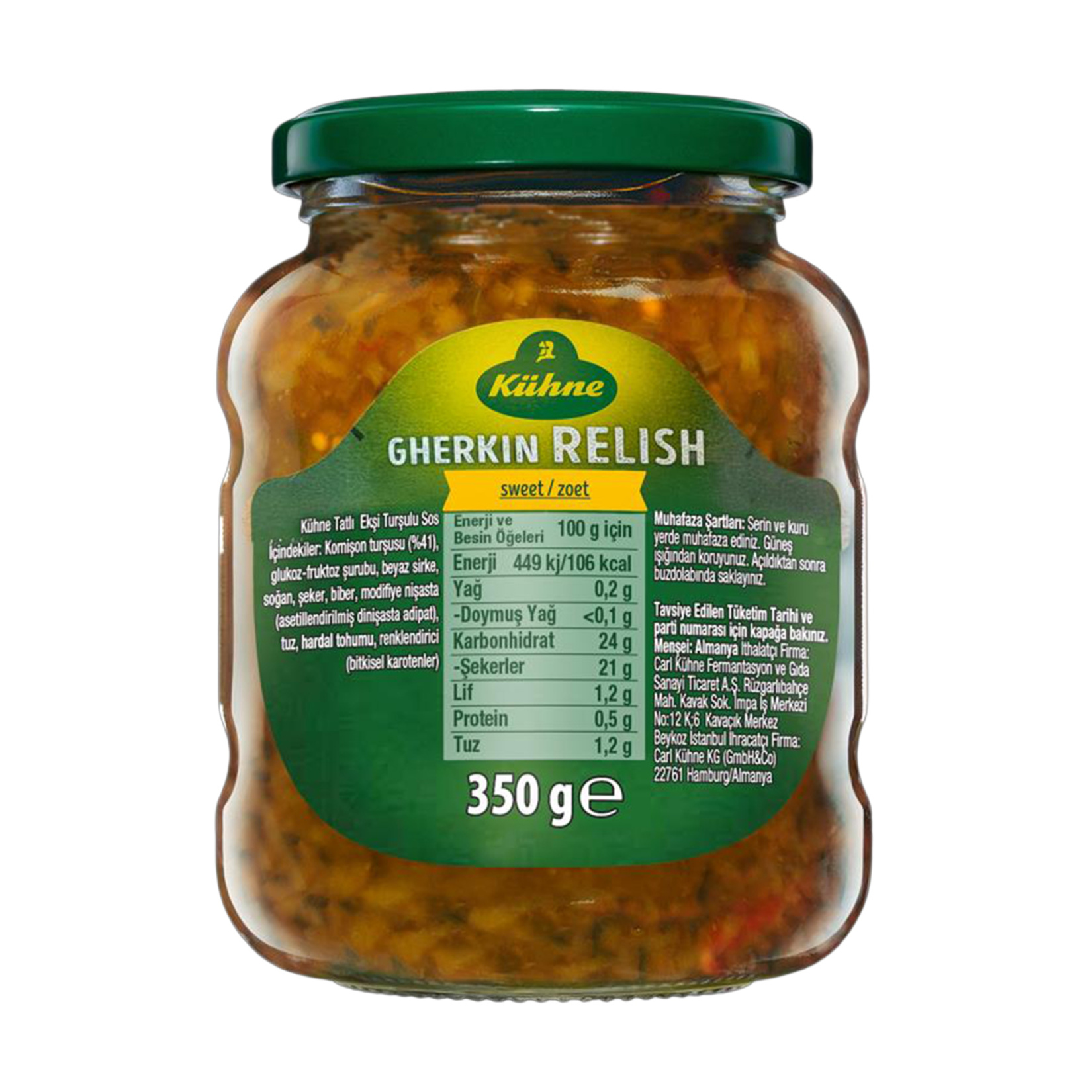 Kühne Tatlı Ekşi Relish Sos 350 G - Görsel 2