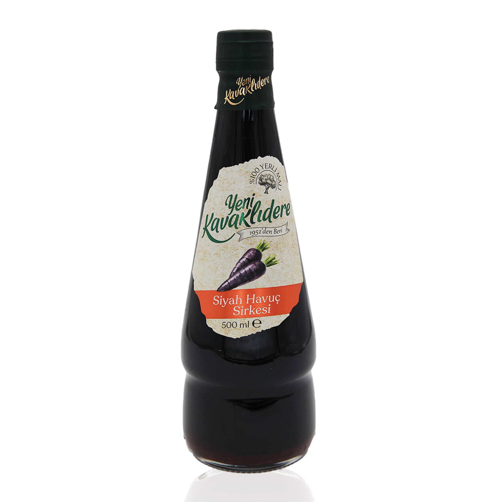 Yeni Kavaklıdere Siyah Havuç Sirkesi Cam 500 Ml
