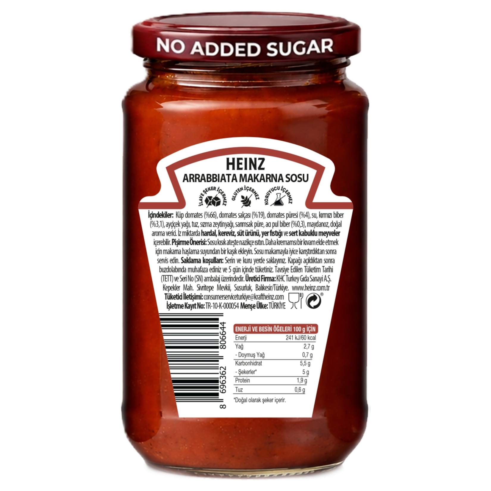 Heinz Arrabiata Makarna Sosu 340 G - Görsel 2