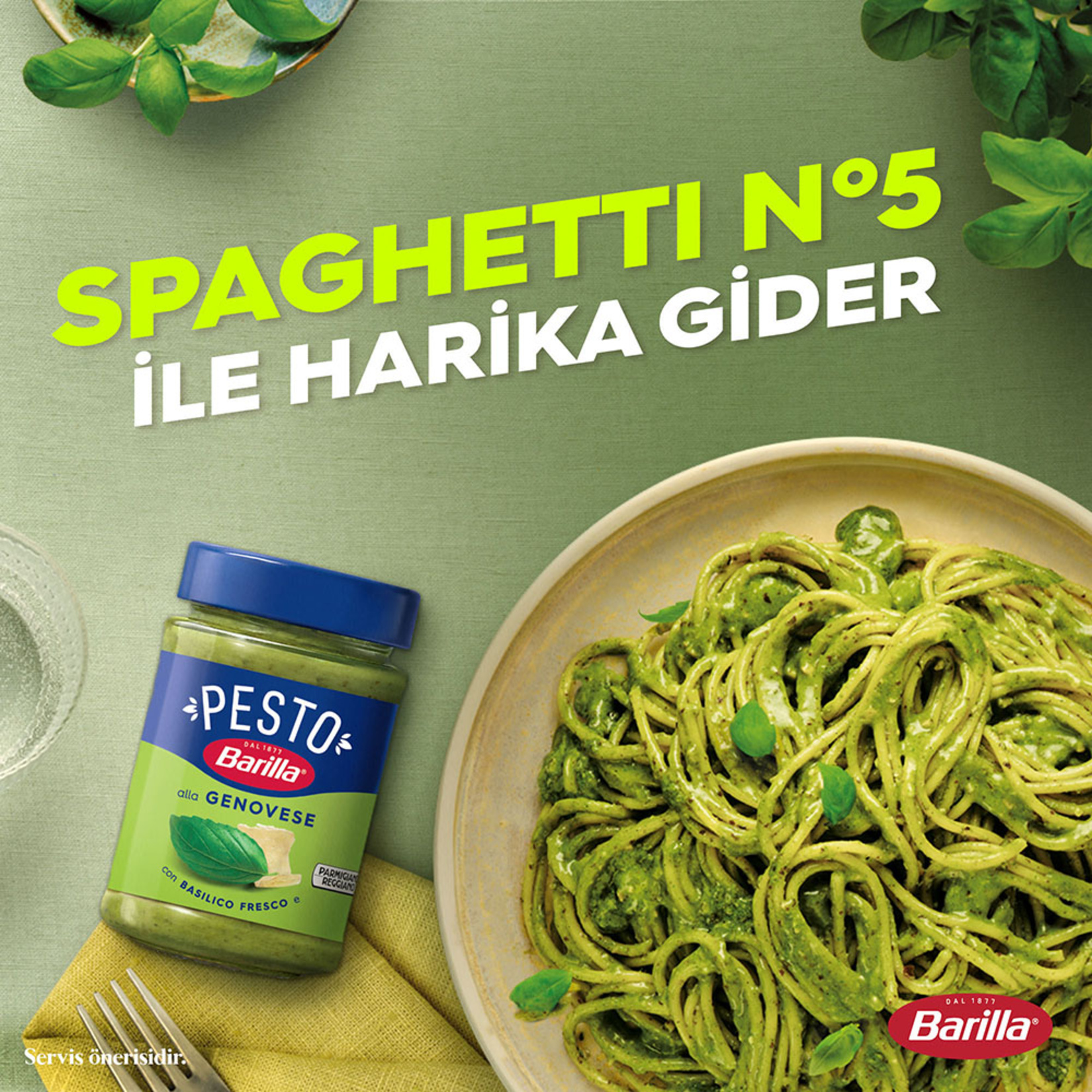 Barilla Fesleğenli Pesto Genovese Makarna Sosu 190 G - Görsel 4