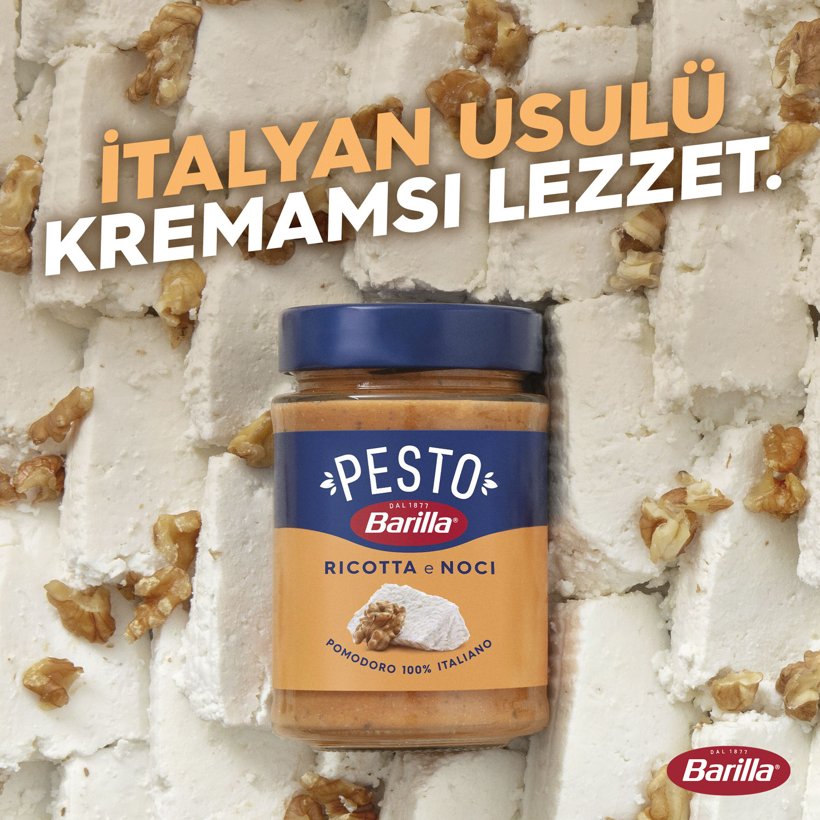 Barilla Cevizli Pesto Makarna Sosu (Pesto Ricotta e Noci) 190 G - Görsel 2