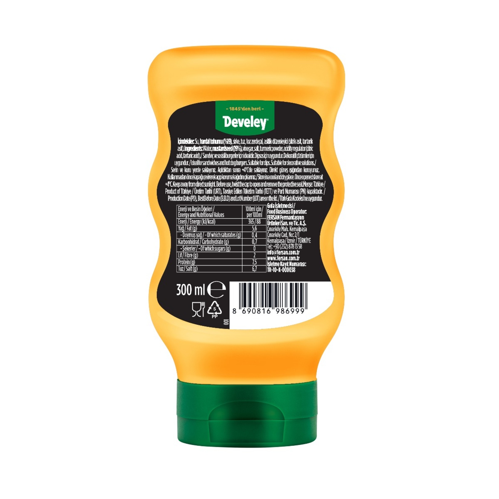 Develey Hardal Dijon Tipi 300 Ml - Görsel 2